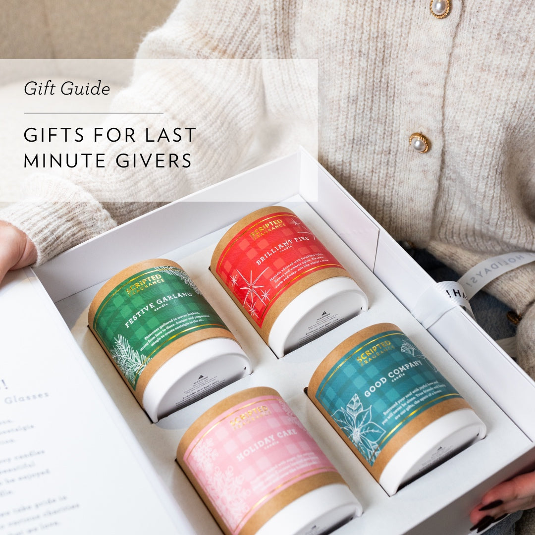 Gifts for LastMinute Gift Givers Scripted Fragrance