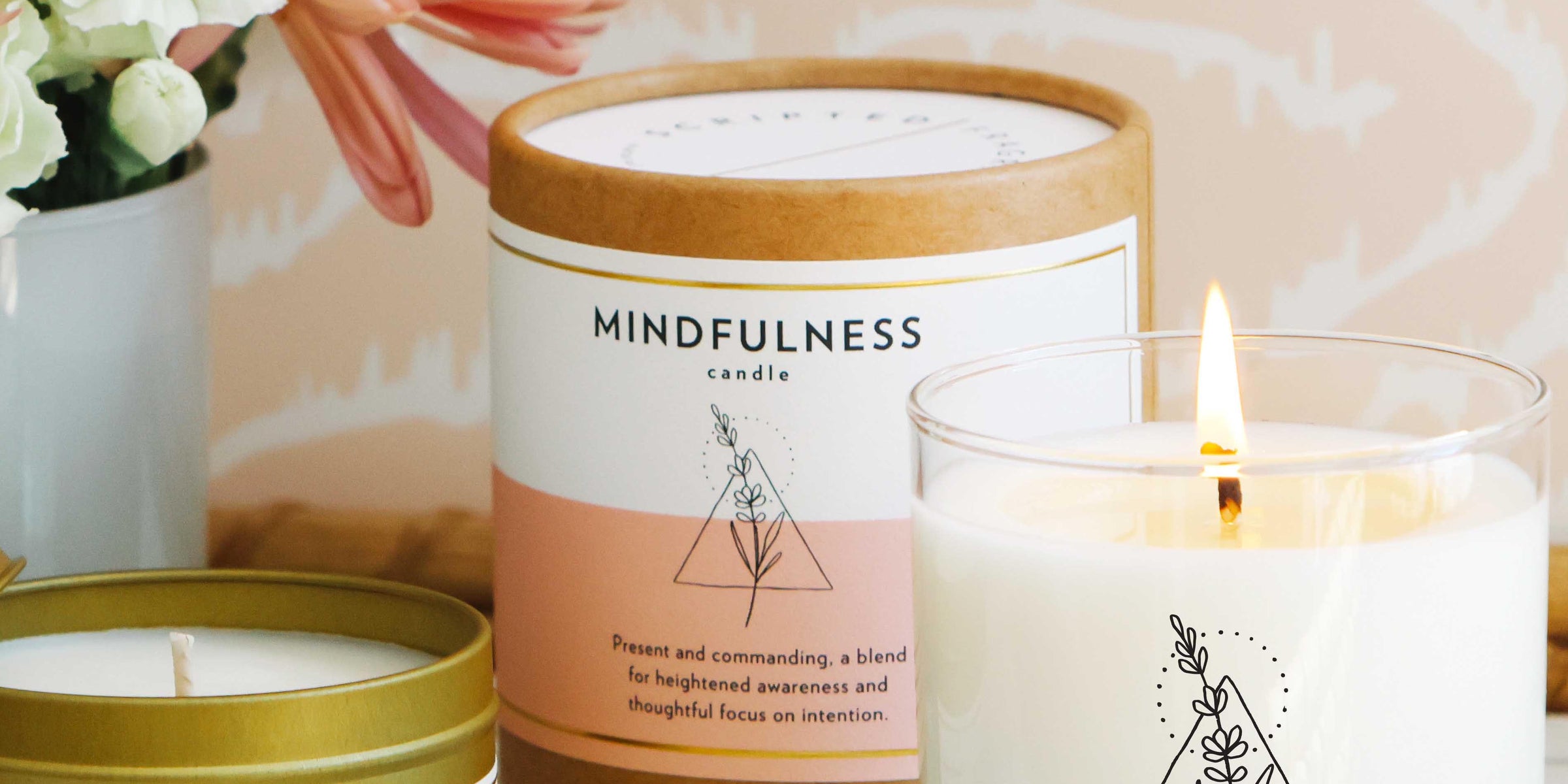 Mindfulness Tin Candle Scripted Fragrance