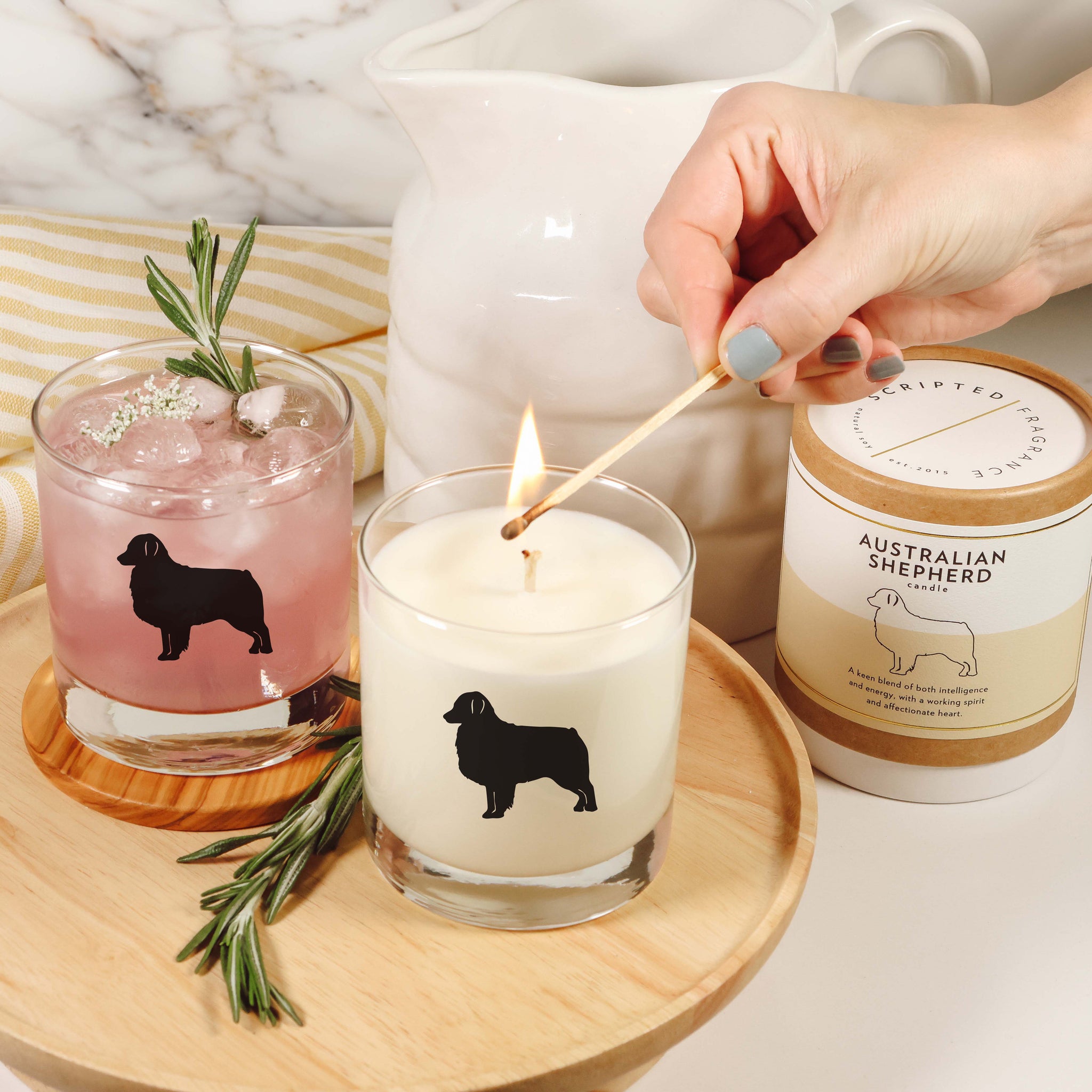 8oz Rocks Glass Soy Candle | Bulk Candles for Special Events, Wedding Favors, & Corporate Gifting