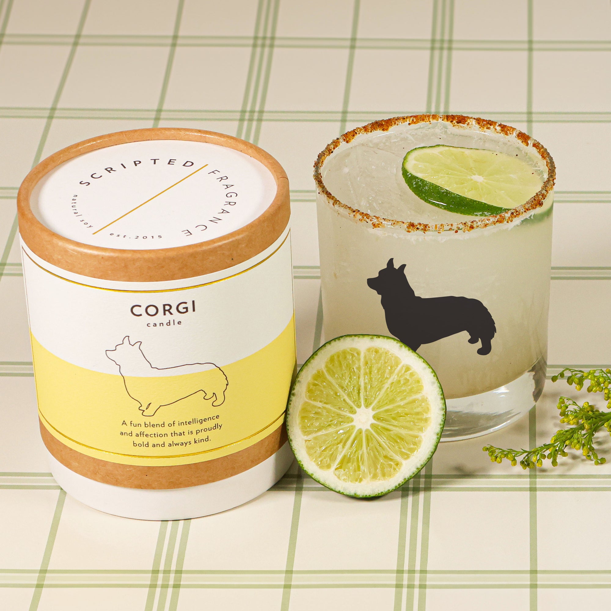 Corgi Dog Breed Soy Candle