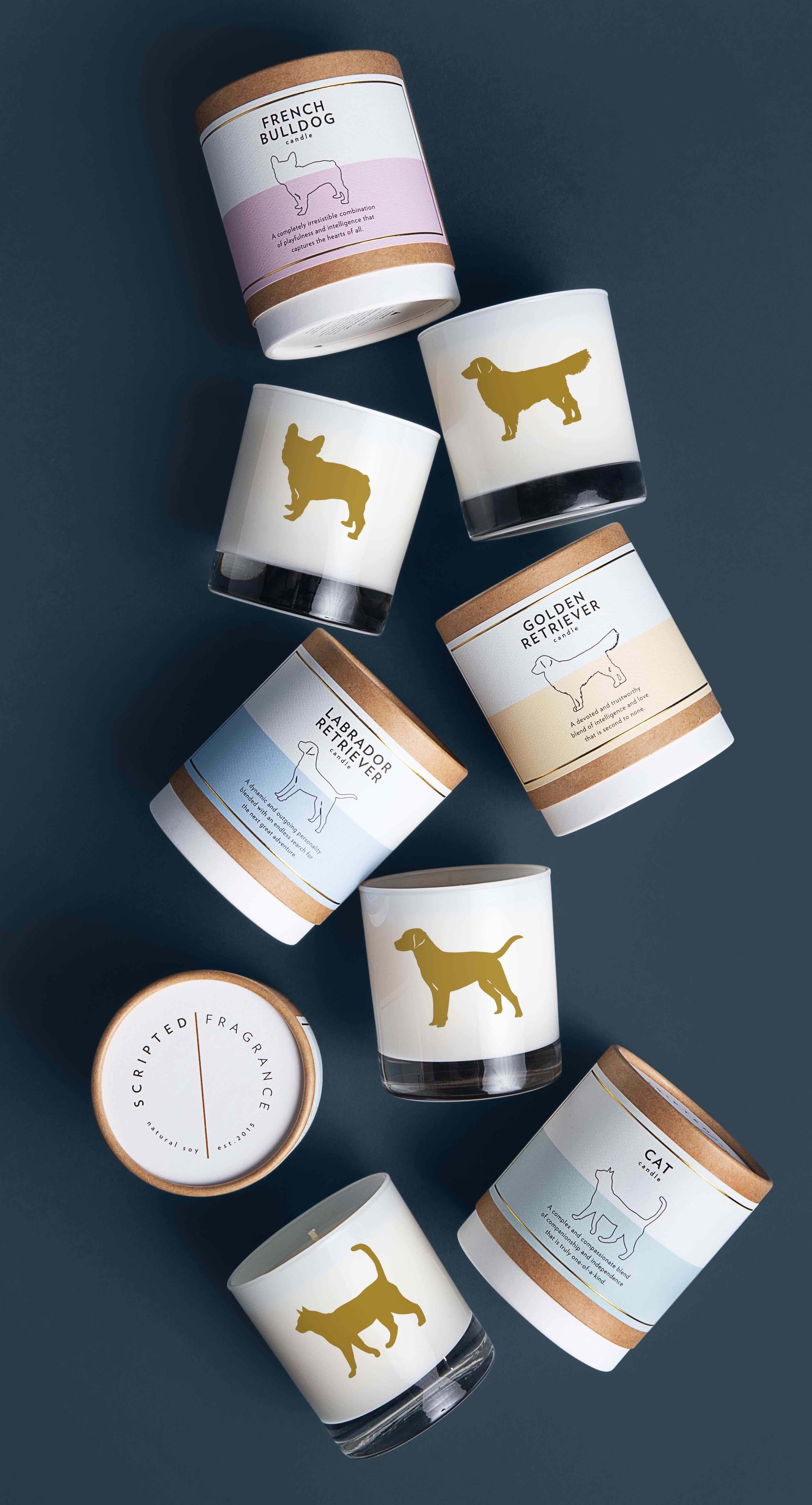 French Bulldog Dog Breed Soy Candle