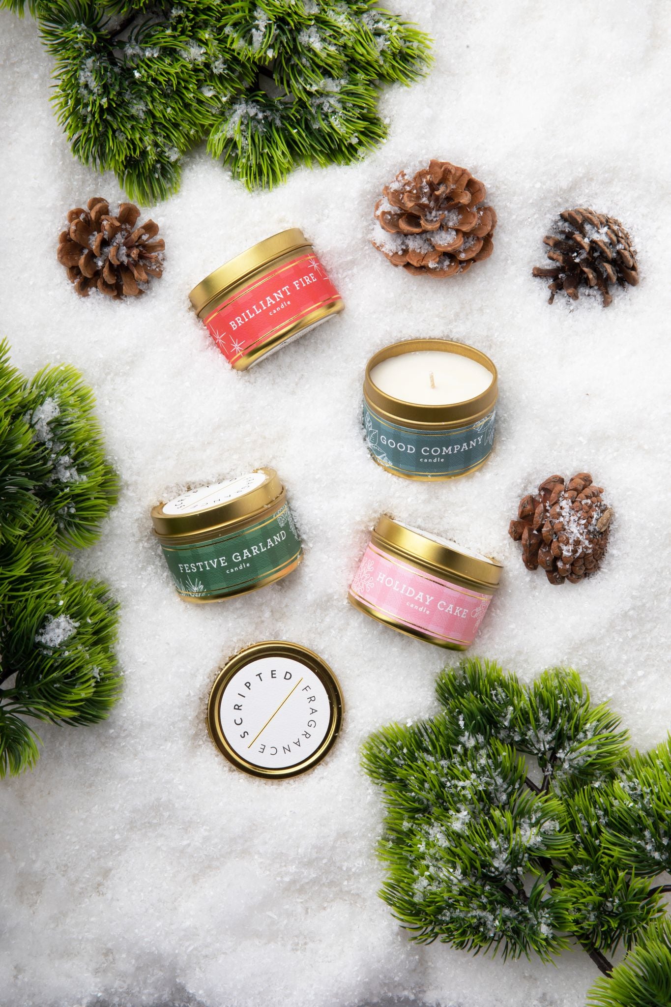 3oz Mini Gold Tin Soy Candles | Bulk Candles for Special Events, Wedding Favors, & Corporate Gifting