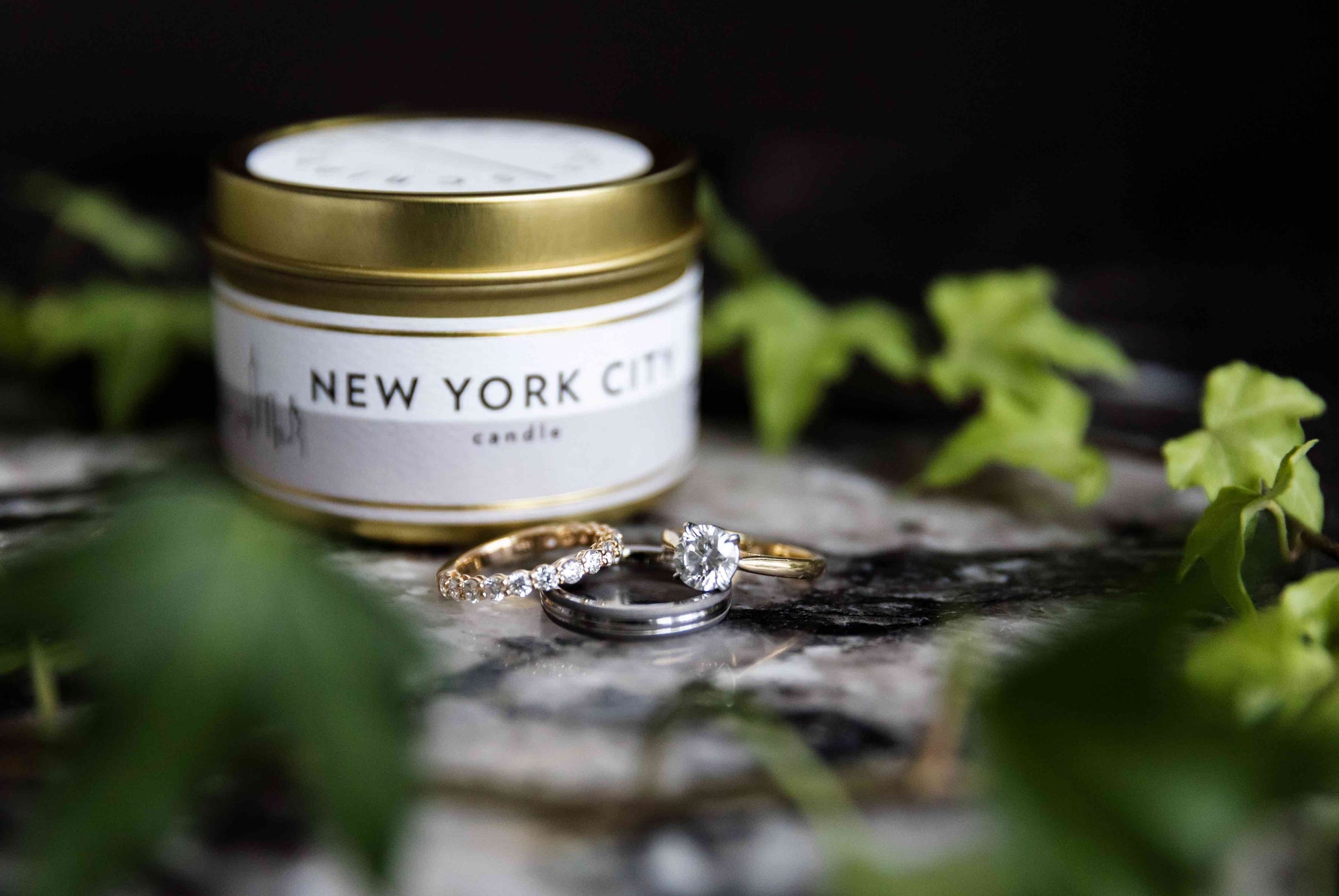 3oz Mini Gold Tin Soy Candles | Bulk Candles for Special Events, Wedding Favors, & Corporate Gifting