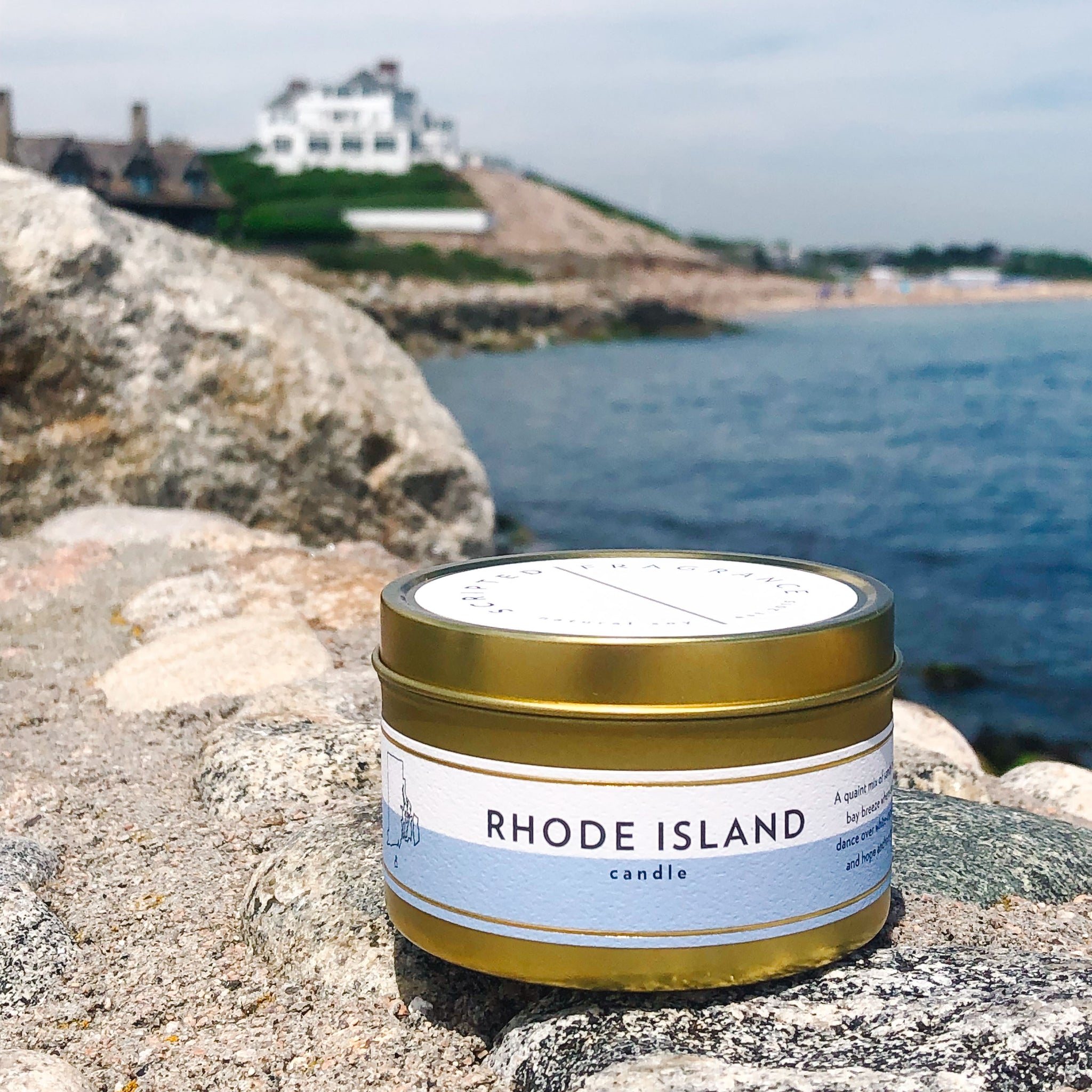 Rhode Island State Soy Candle