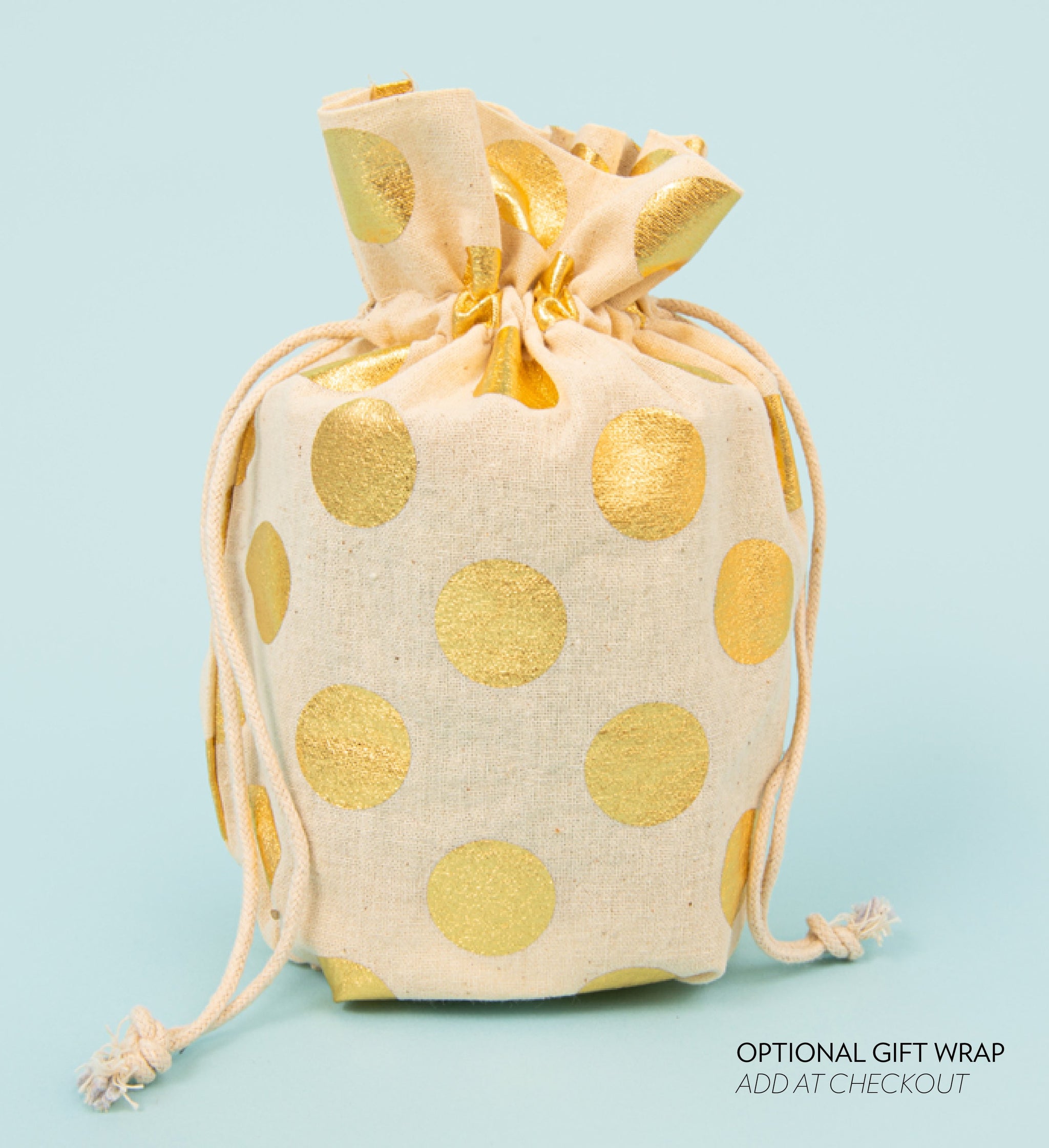 Example of candle gift wrap for beautiful present