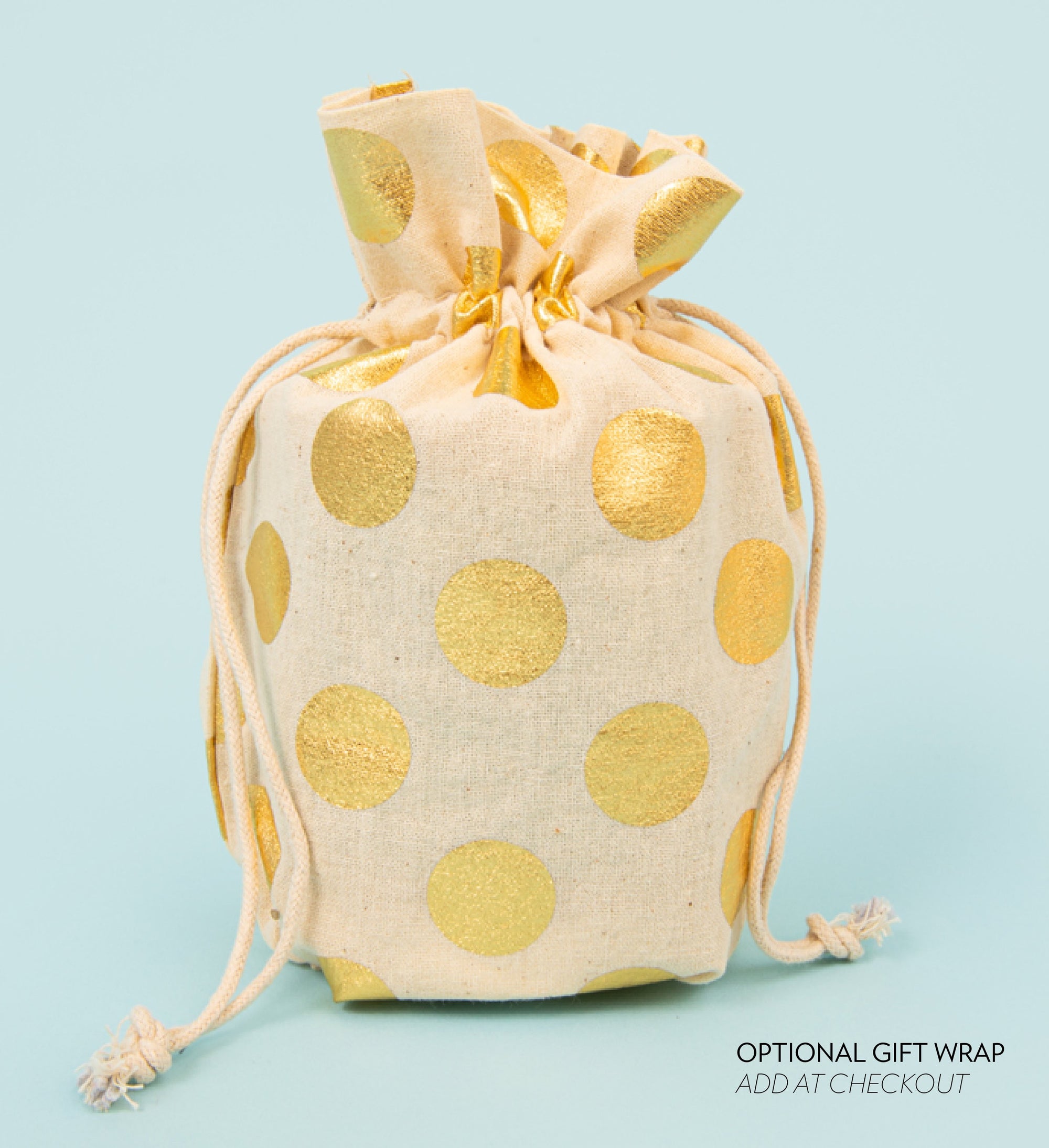 Example of candle gift wrap for beautiful present
