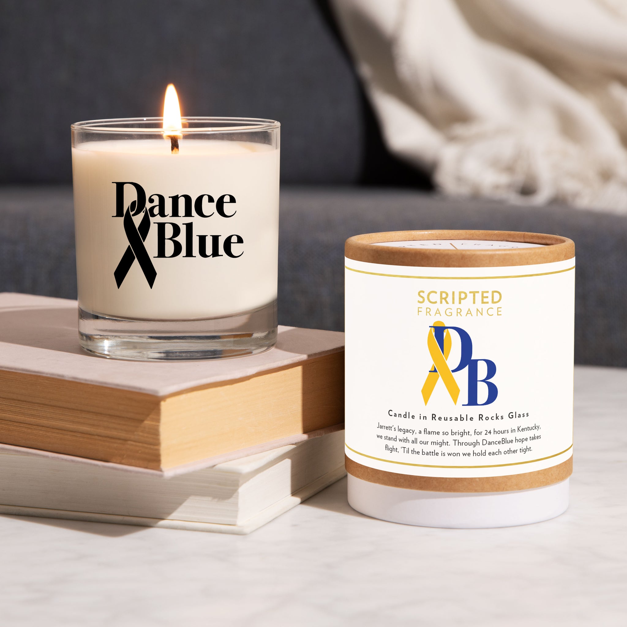 DanceBlue University of Kentucky Soy Candle - Limited Edition