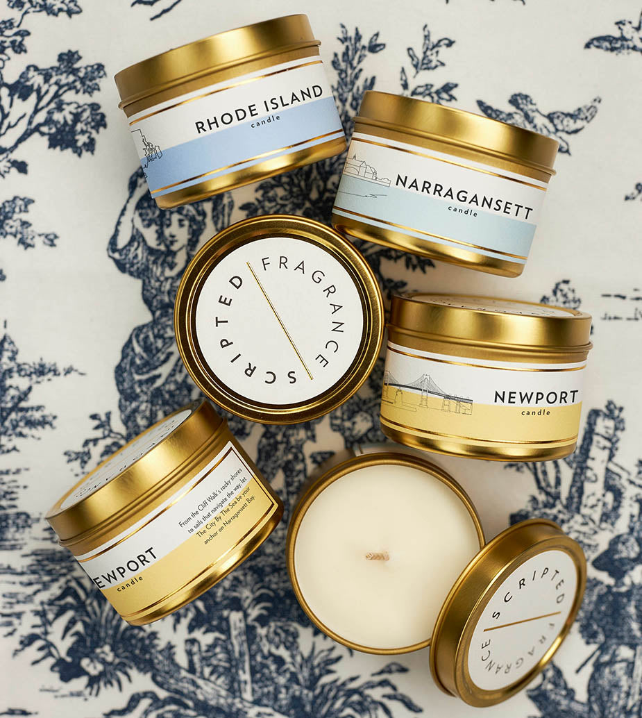 3oz Mini Gold Tin Soy Candles | Bulk Candles for Special Events, Wedding Favors, & Corporate Gifting