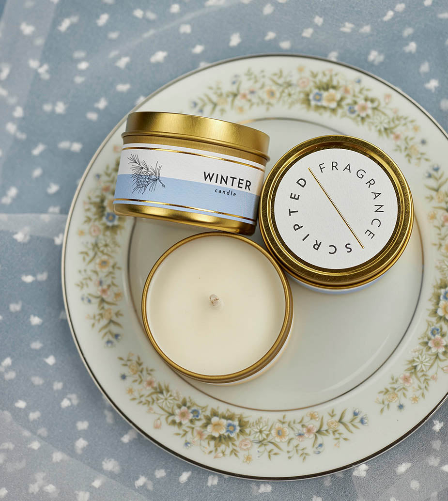 3oz Mini Gold Tin Soy Candles | Bulk Candles for Special Events, Wedding Favors, & Corporate Gifting
