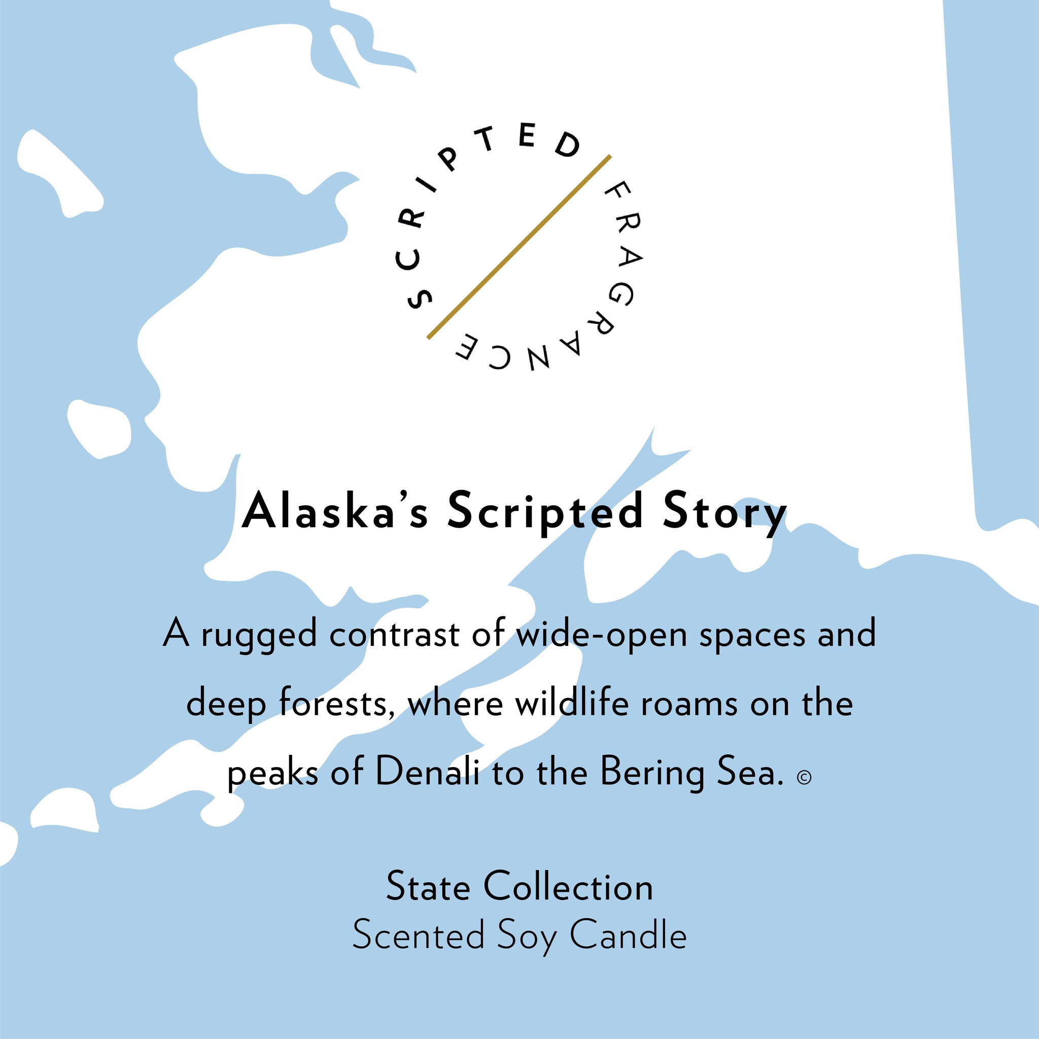 Alaska State Soy Candle