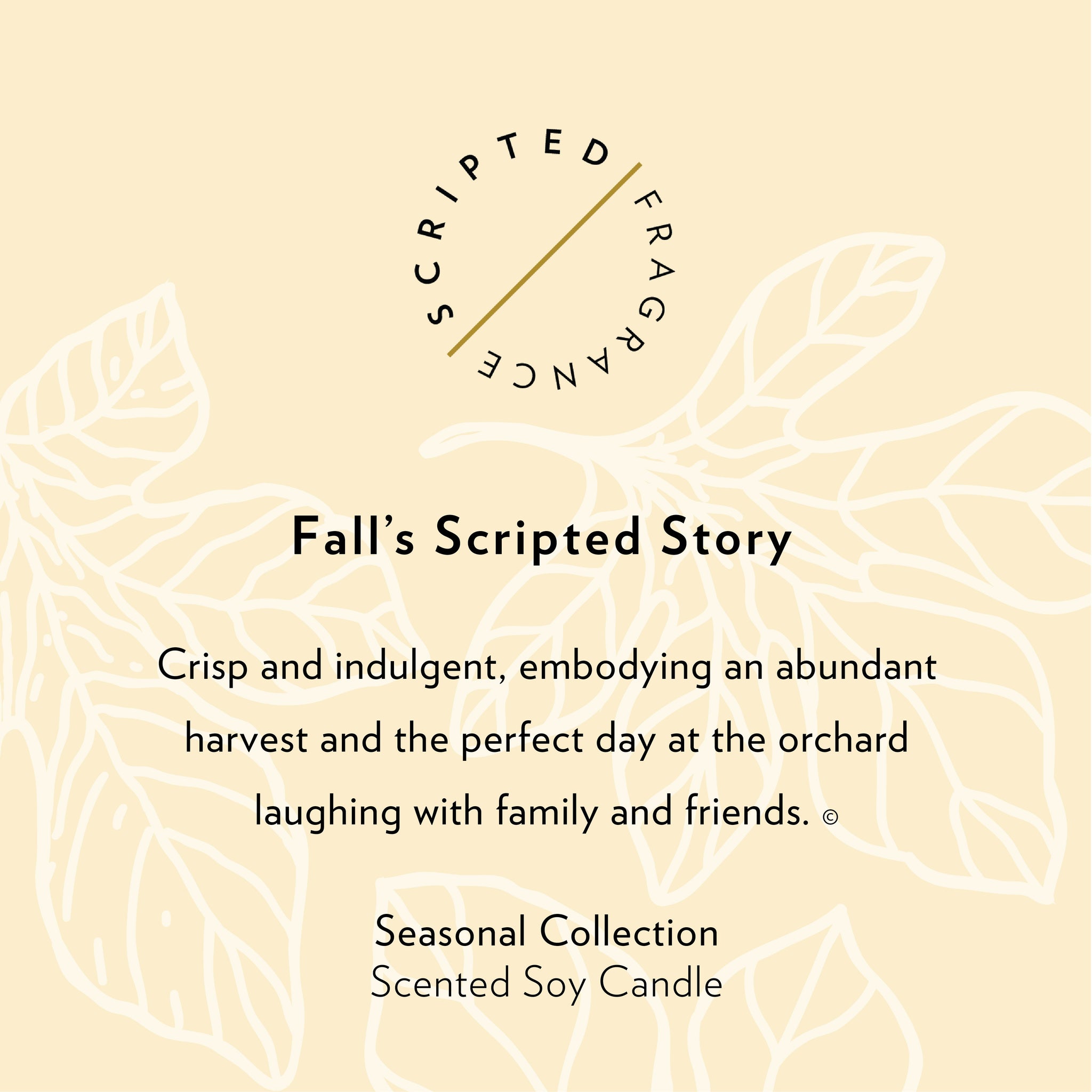 Fall Seasonal Soy Candle