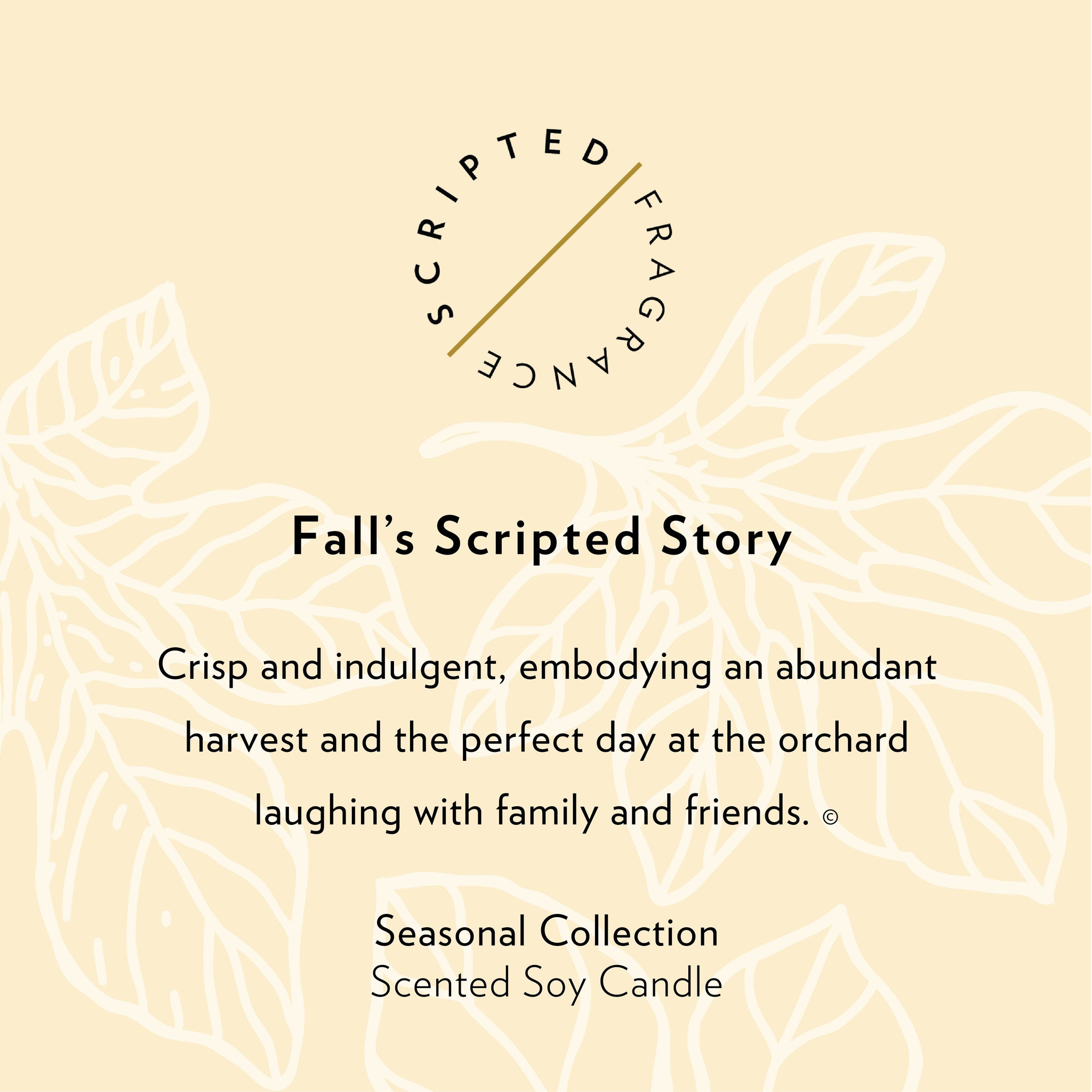 Fall Seasonal Soy Candle