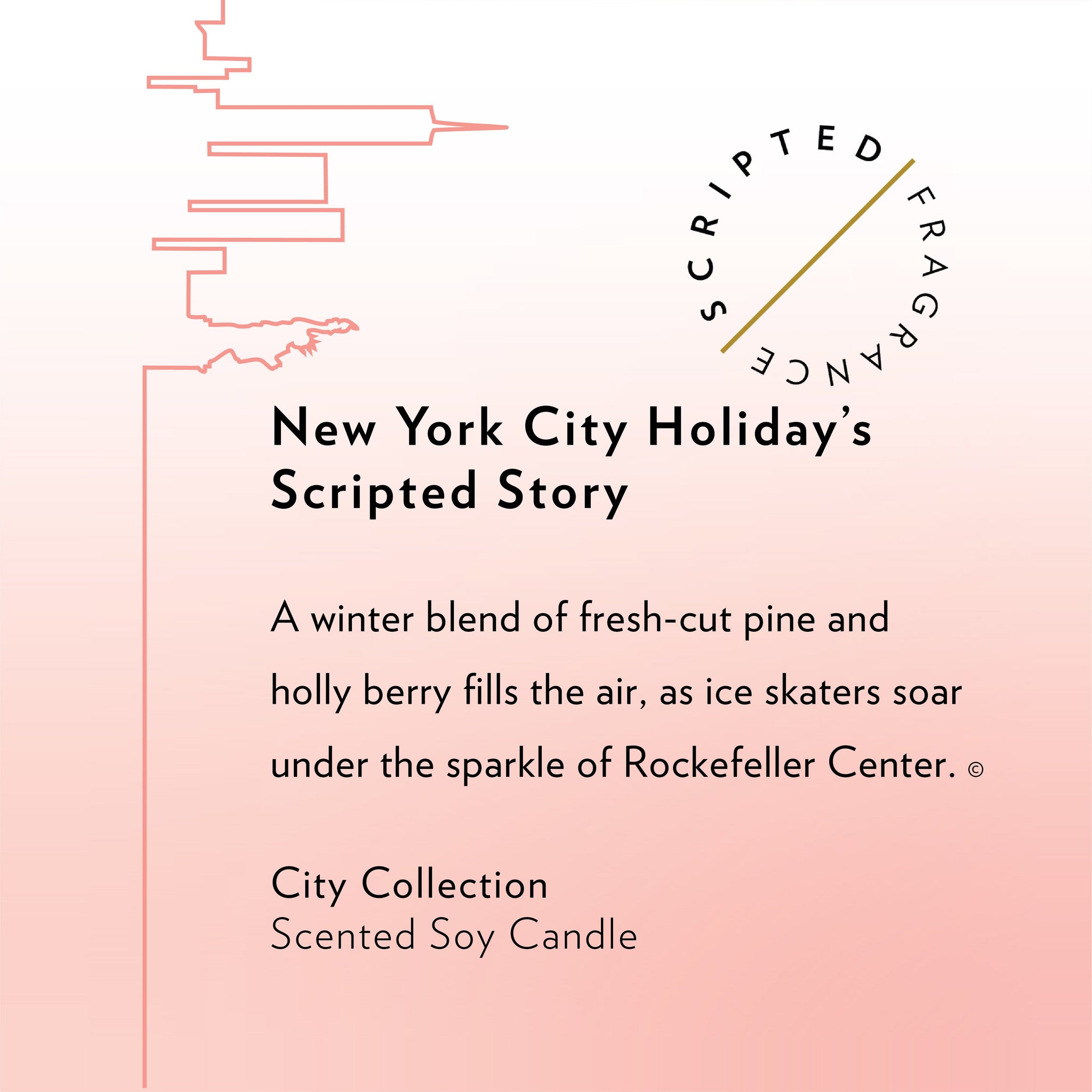New York City Holiday Soy Candle