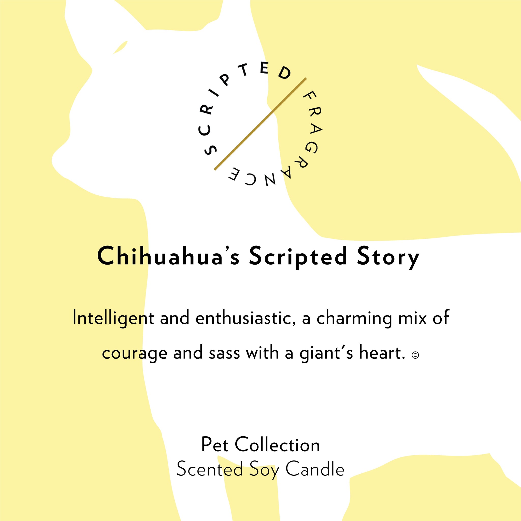 Chihuahua Dog Breed Soy Candle