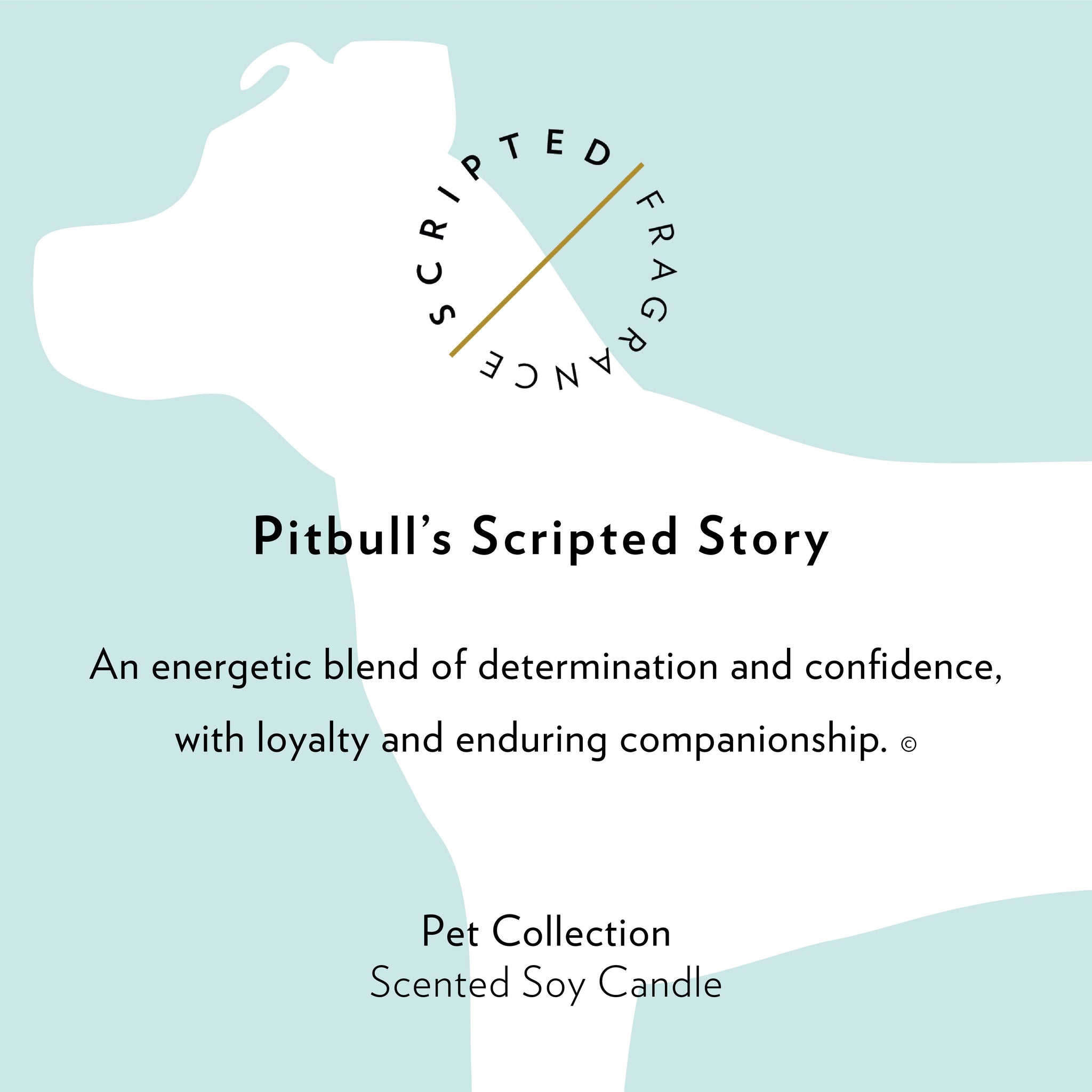 Pitbull Dog Breed Soy Candle