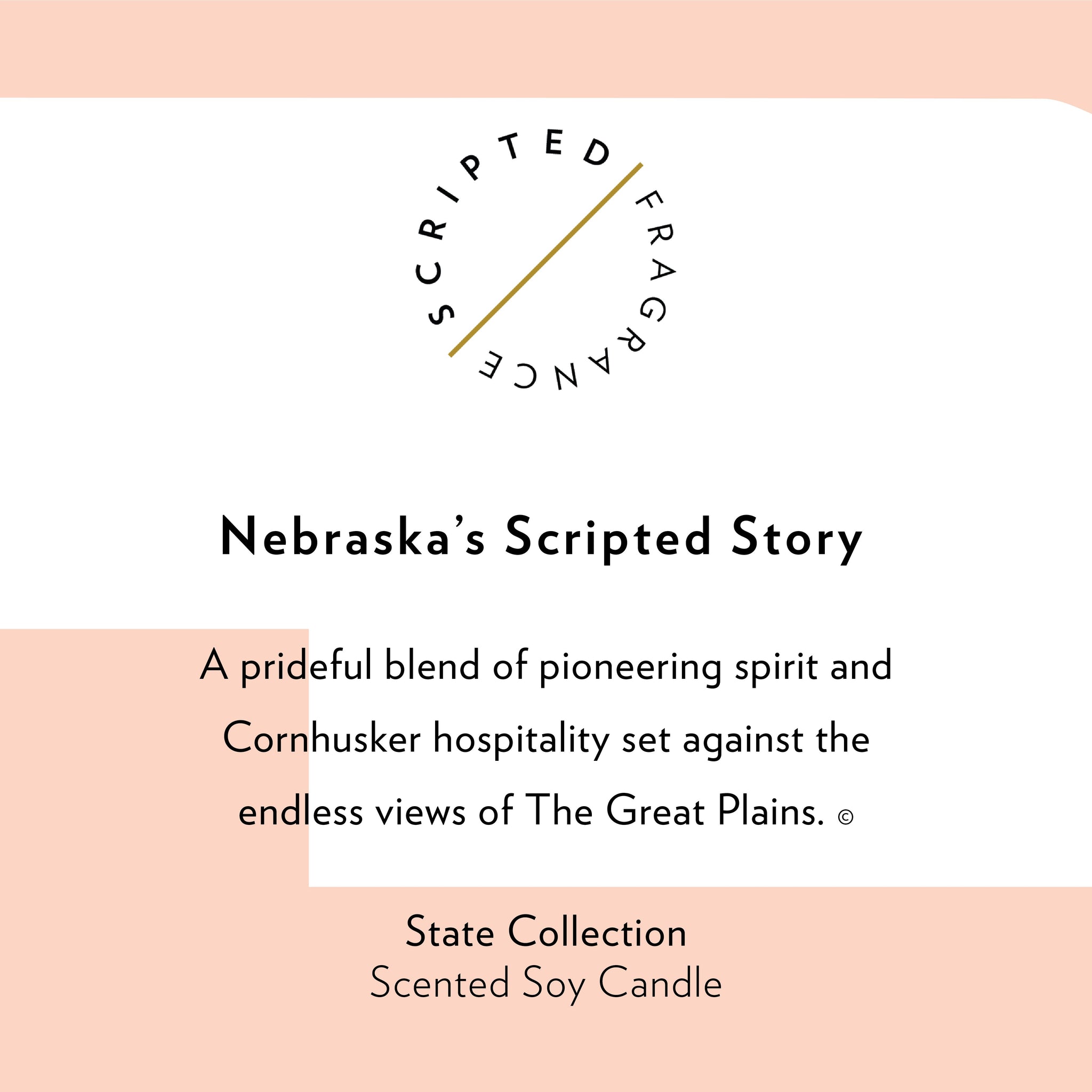 Nebraska State Soy Candle