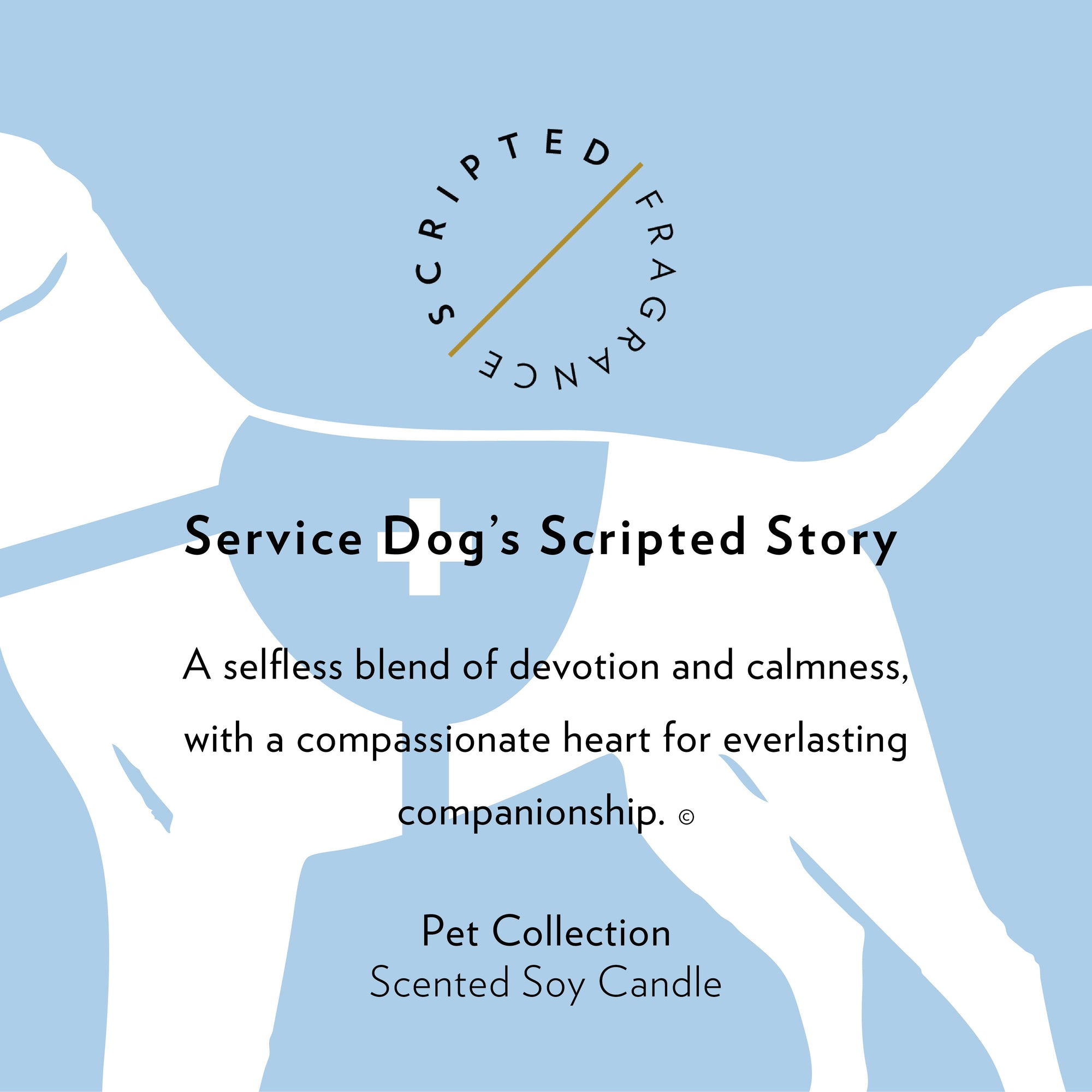 Service Dog Soy Candle