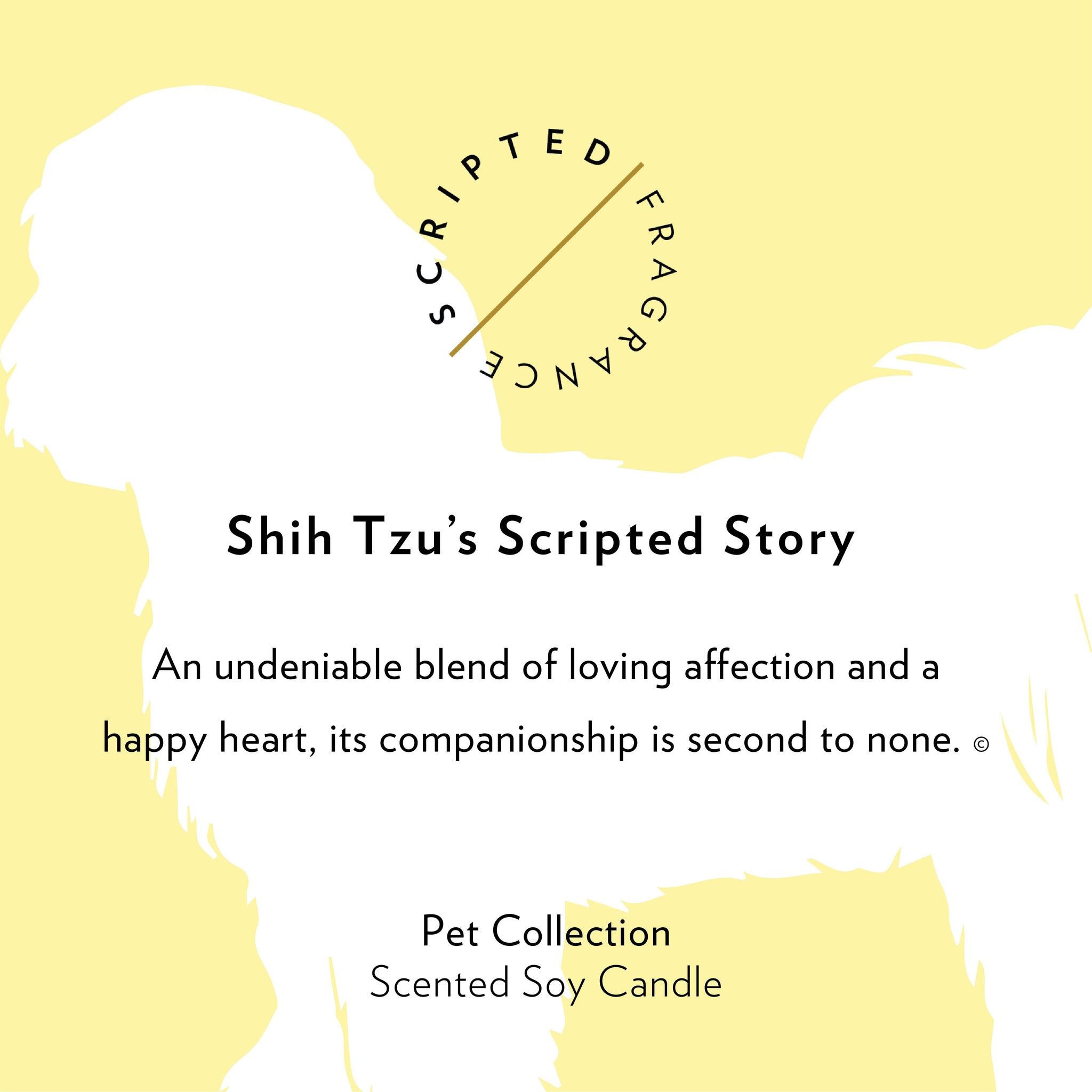 Shih Tzu Dog Breed Soy Candle