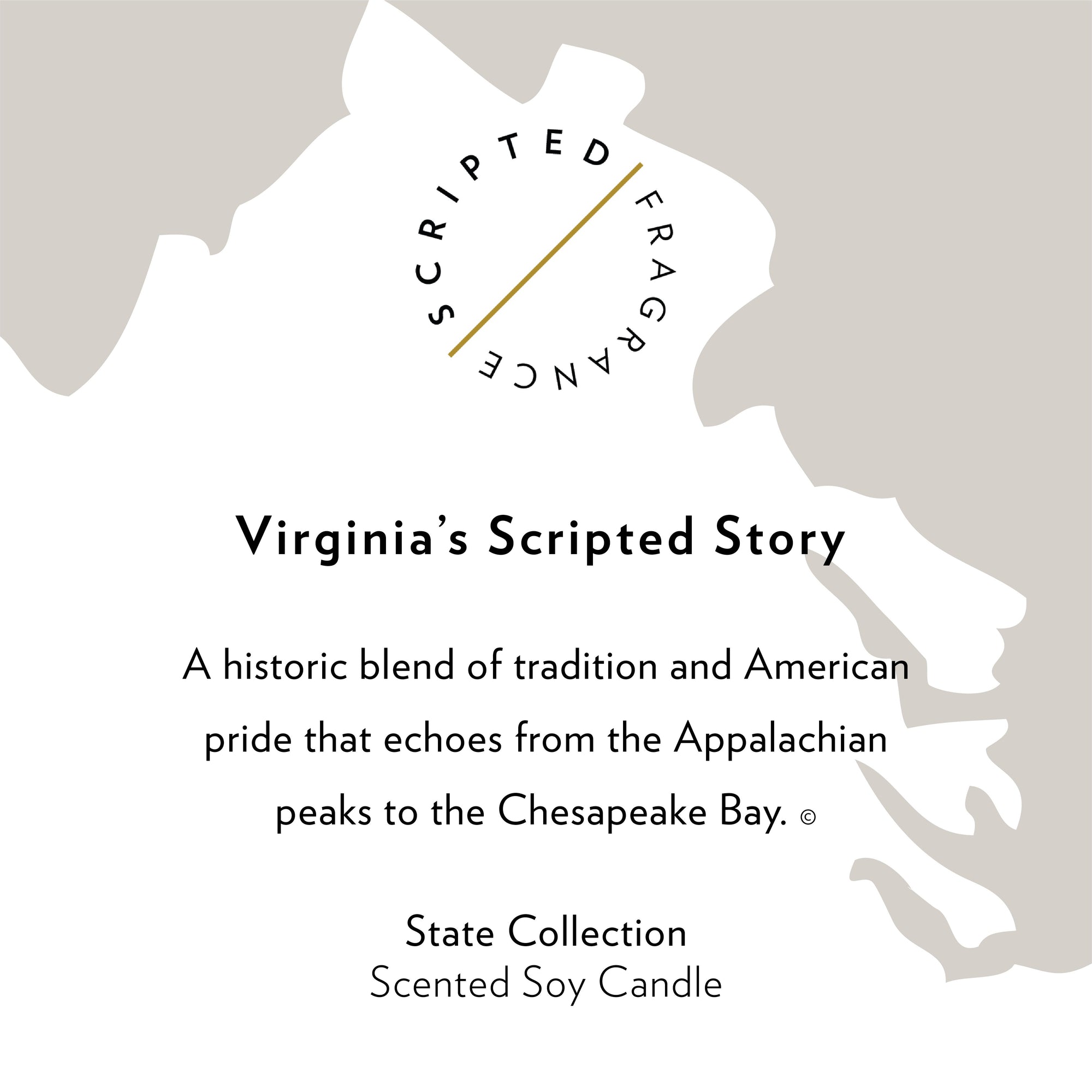 Virginia State Soy Candle