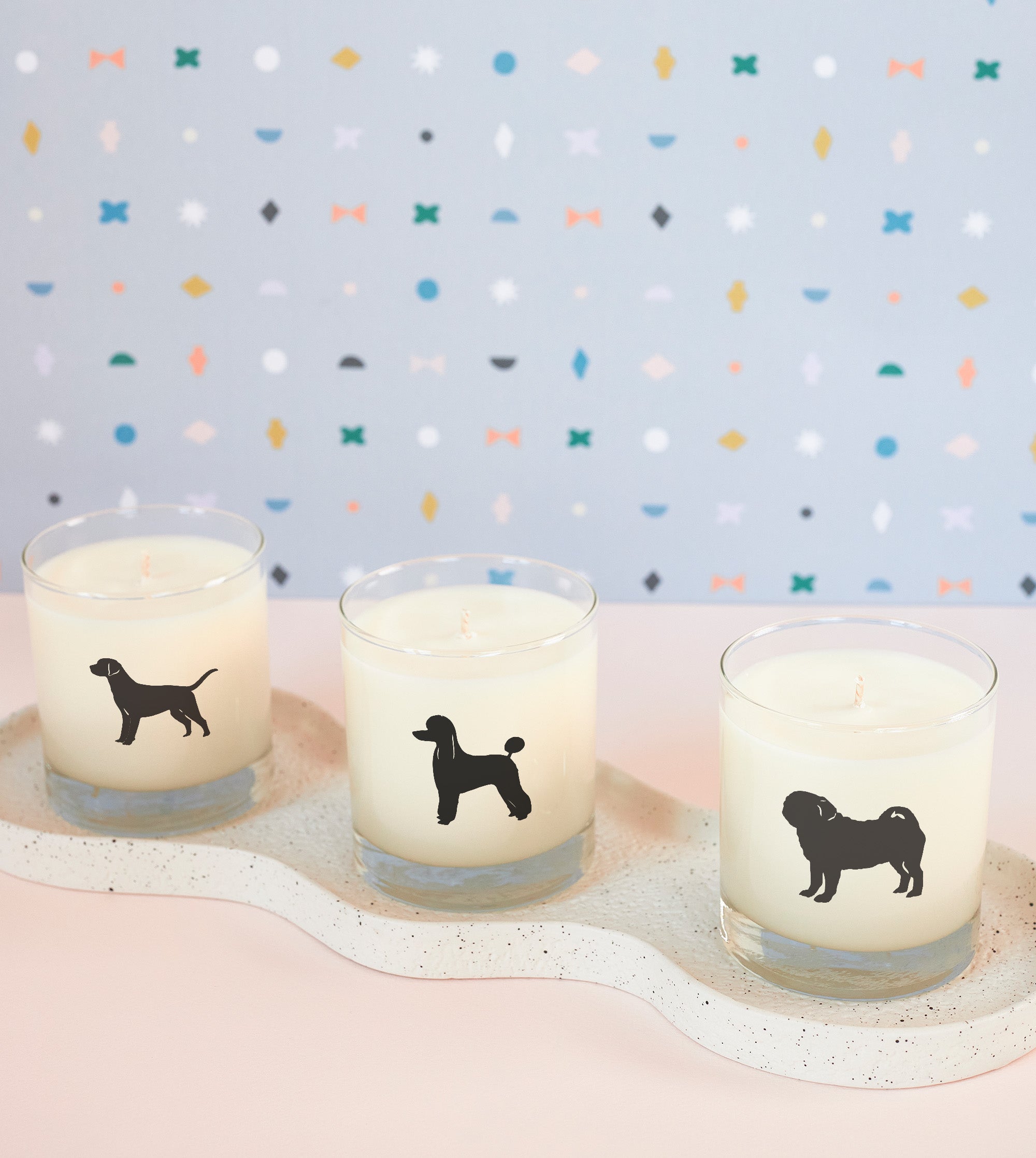 Poodle Dog Breed Soy Candle