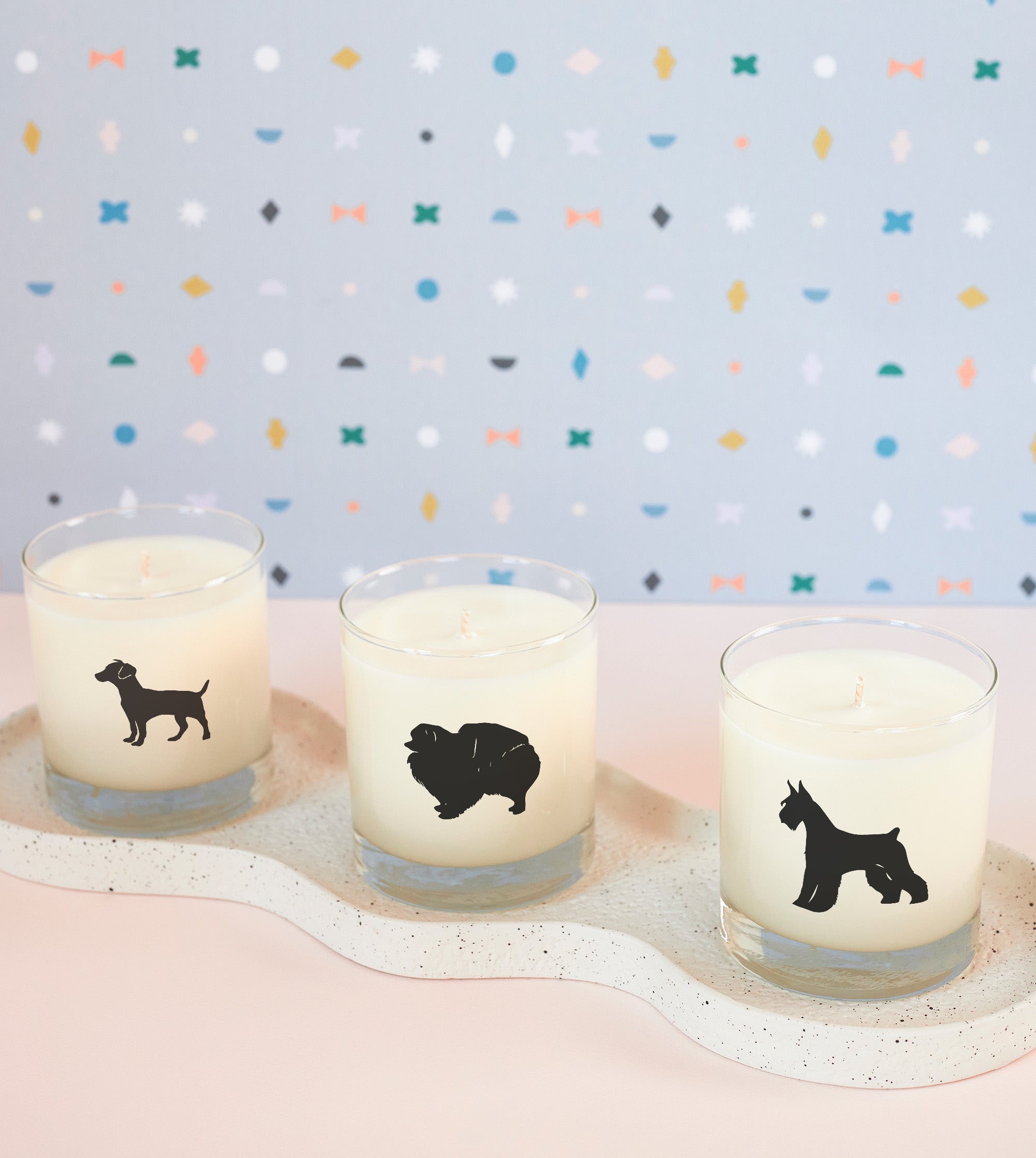 Miniature Schnauzer Dog Breed Soy Candle