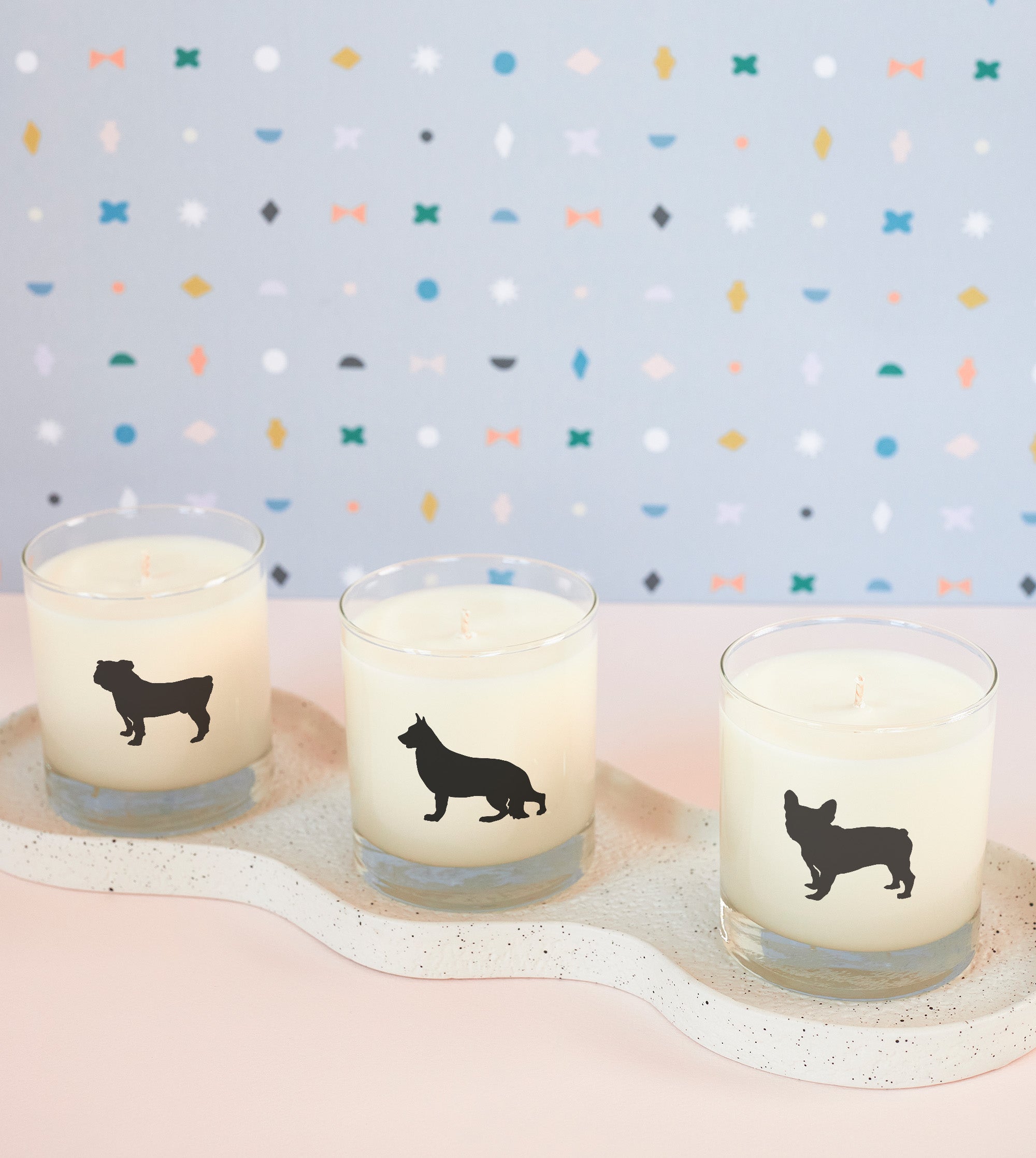 Bulldog Dog Breed Soy Candle