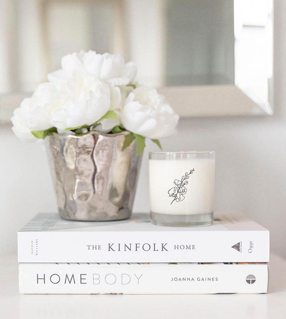 April Birth Month Flower Soy Candle, Sweet Pea Candle