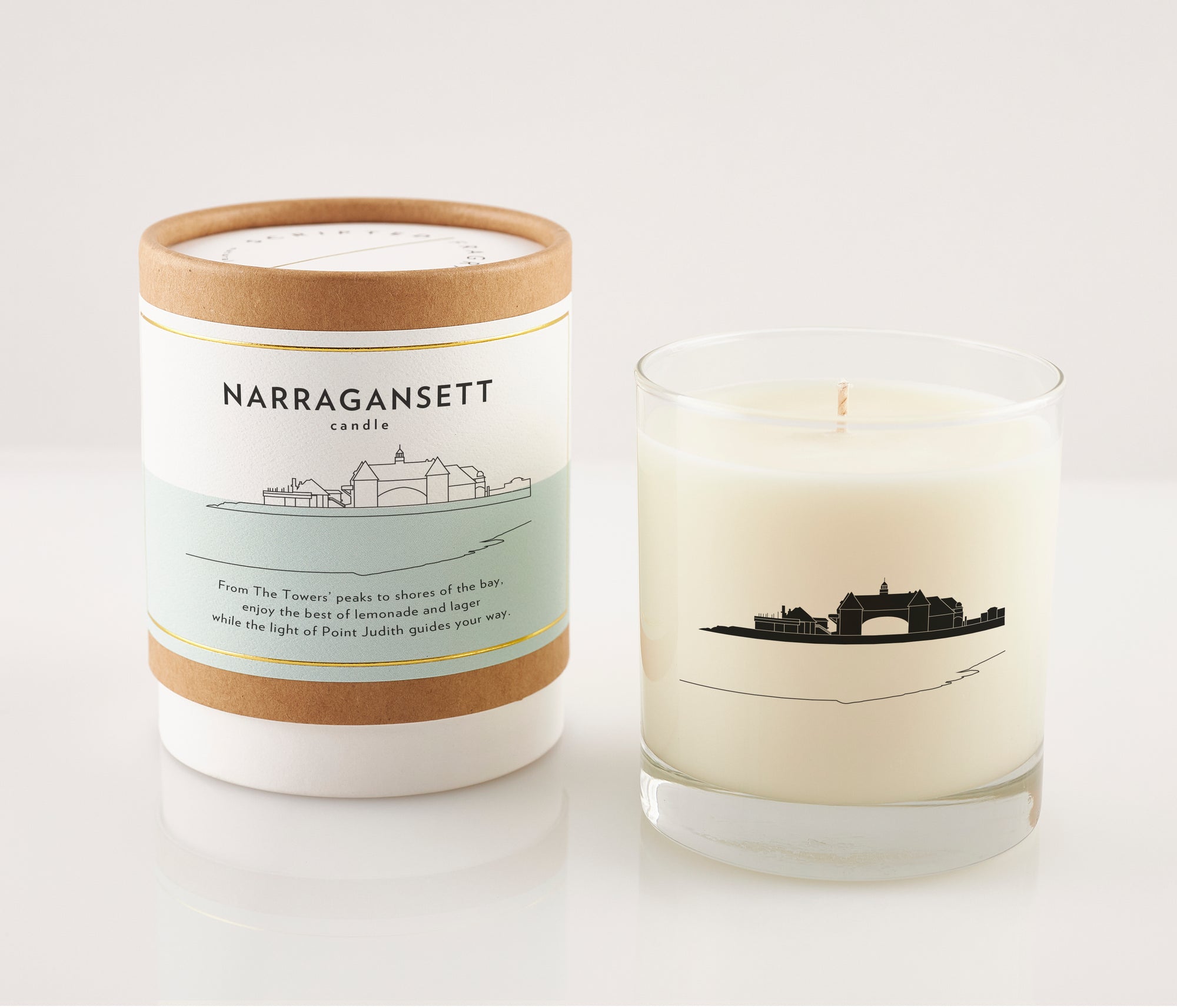 Narragansett, Rhode Island City Soy Candle