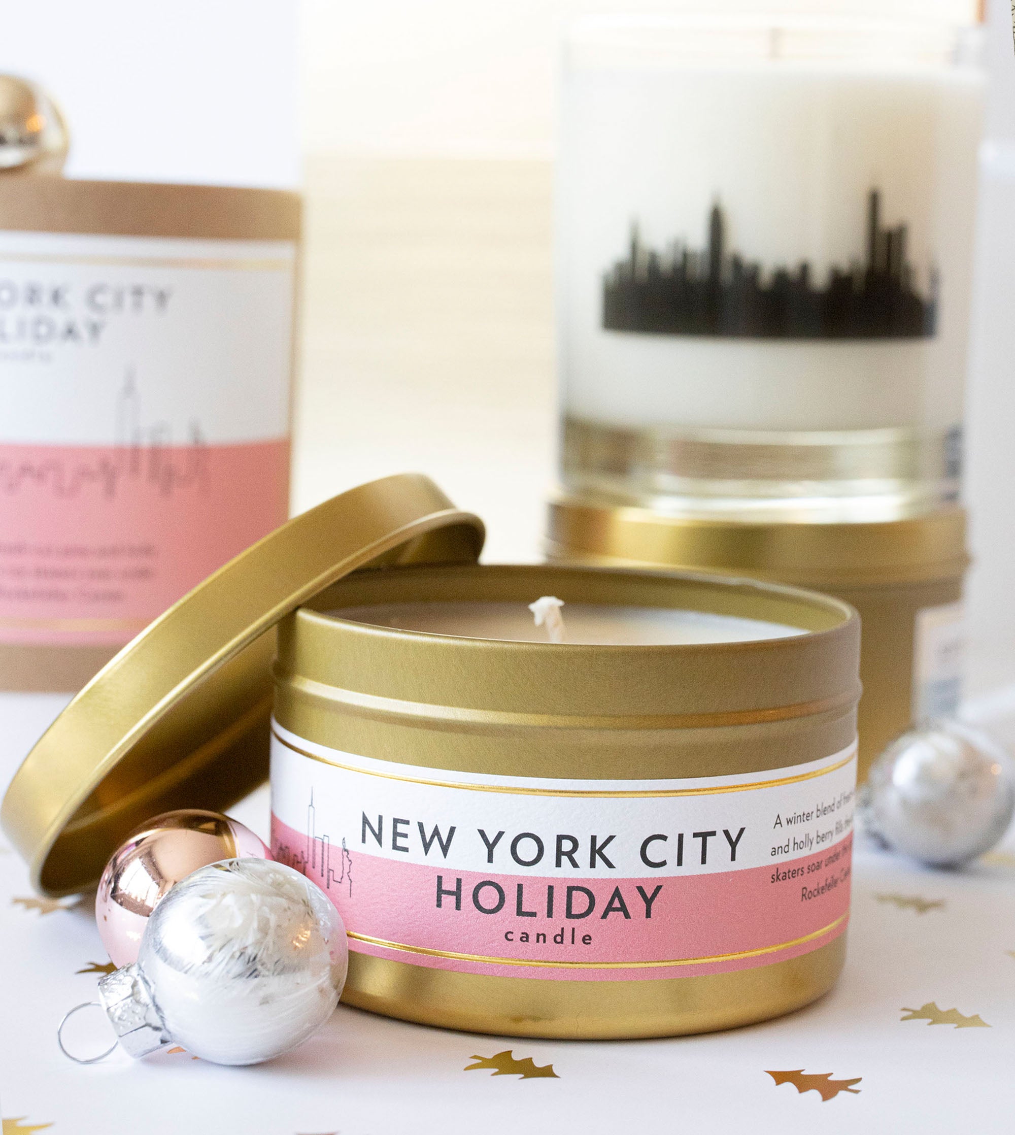 7oz Large Gold Tin Soy Candles | Bulk Candles for Special Events, Wedding Favors, & Corporate Gifting