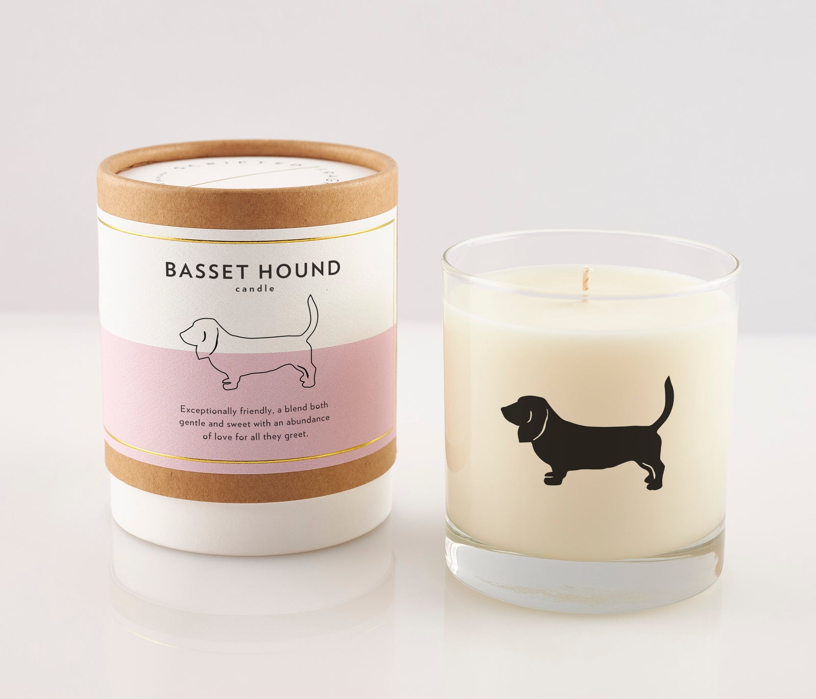 Basset Hound Dog Breed Soy Candle