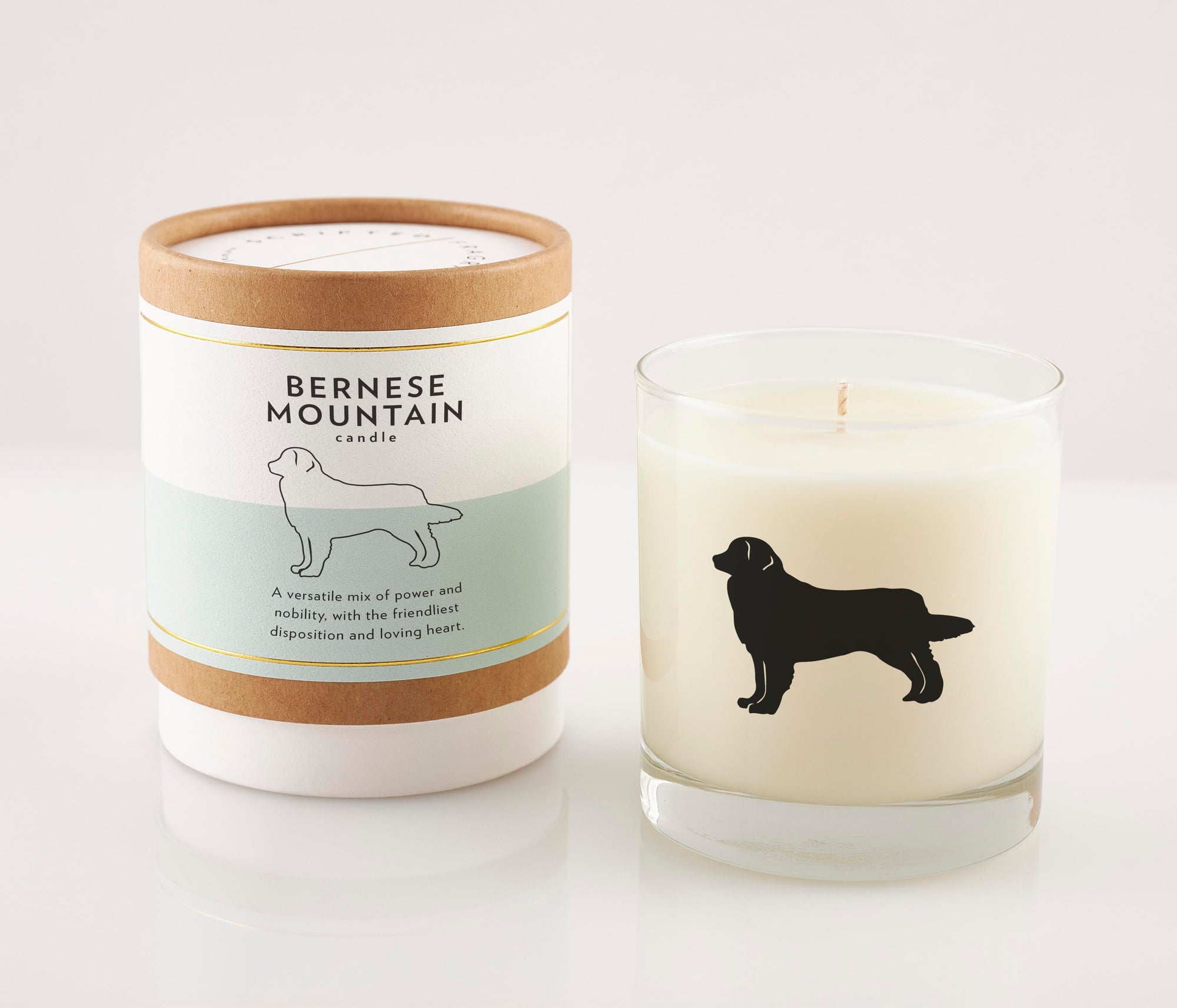 Bernese Mountain Dog Breed Soy Candle