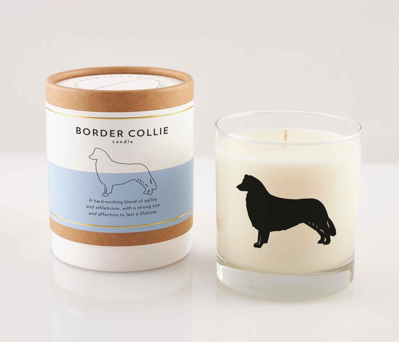 Border Collie Dog Breed Soy Candle