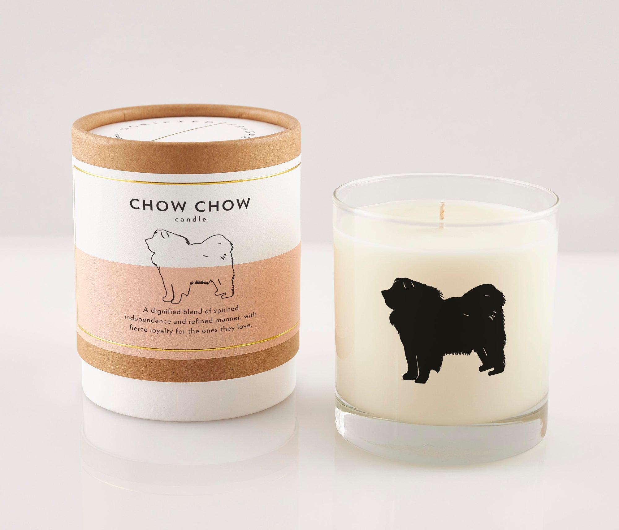 Chow Chow Dog Breed Soy Candle