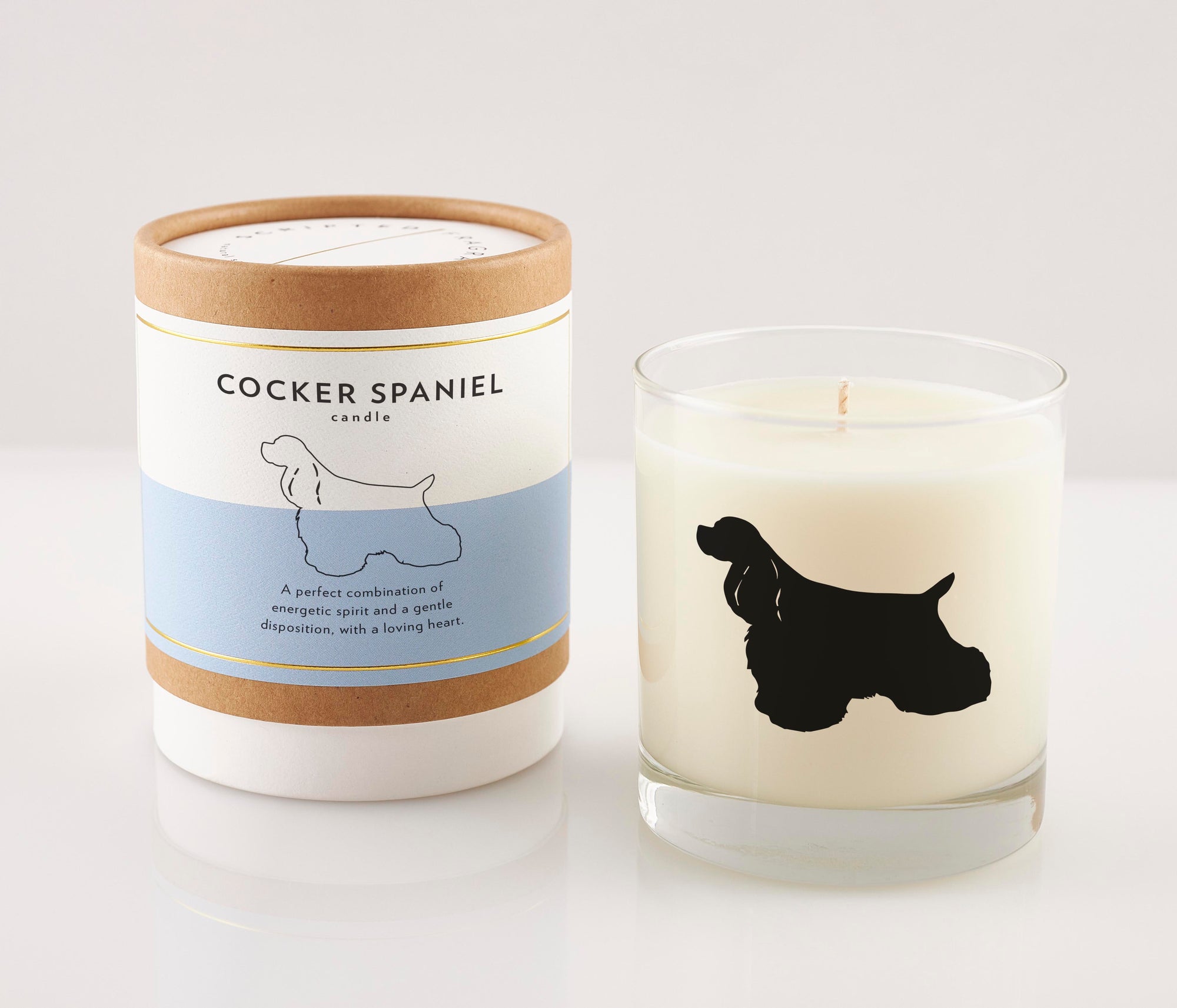 Cocker Spaniel Dog Breed Soy Candle