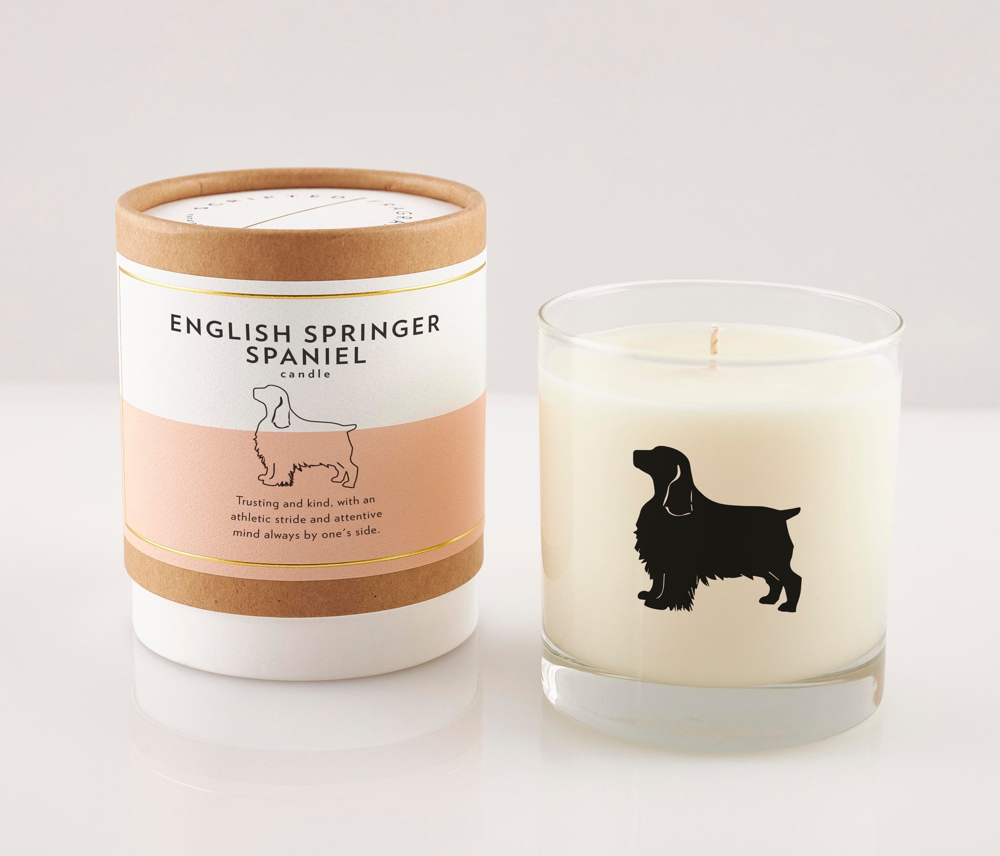 English Springer Spaniel Dog Breed Soy Candle