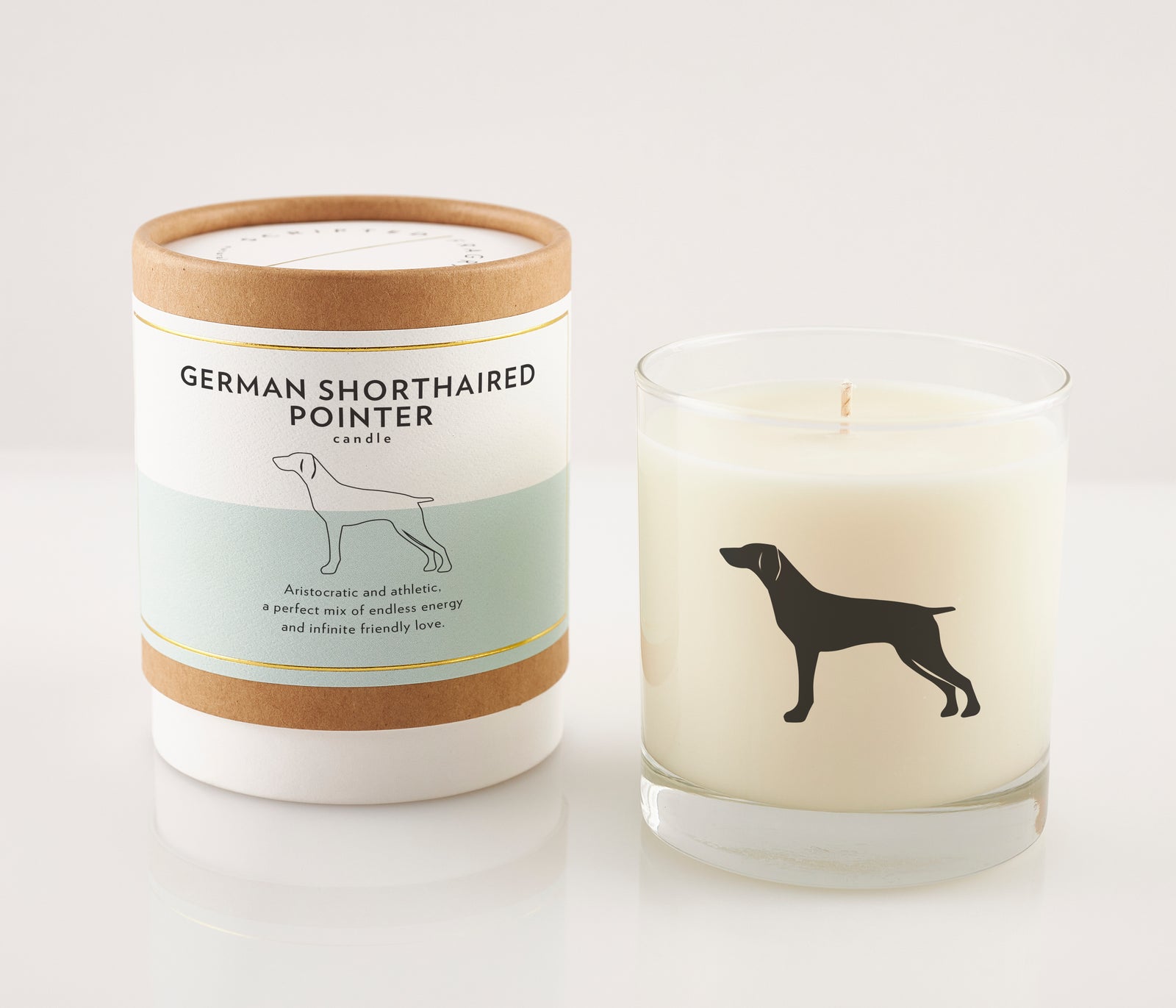 German Shorthaired Pointer Dog Breed Soy Candle