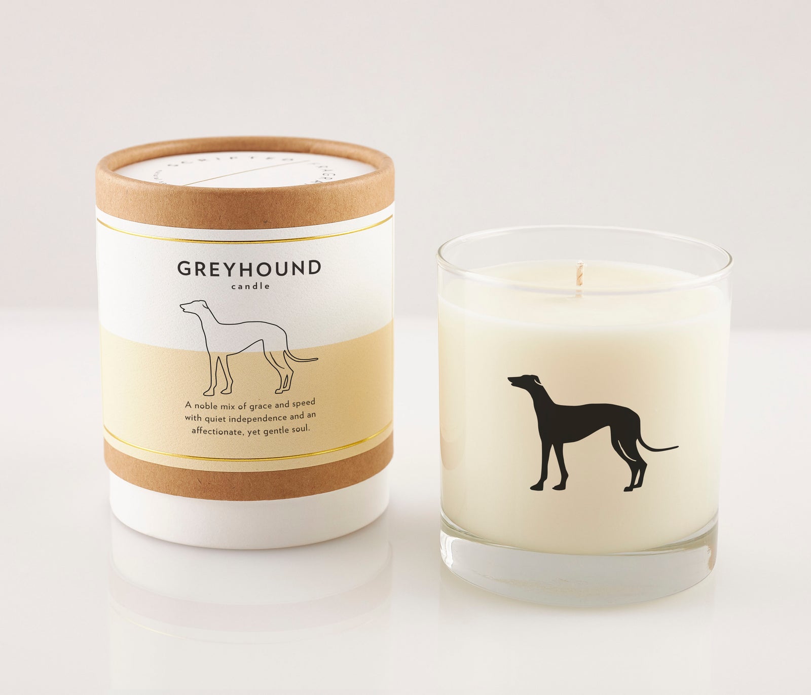 Greyhound Dog Breed Soy Candle