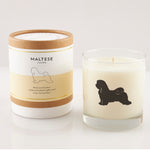 Maltese Dog Breed Soy Candle