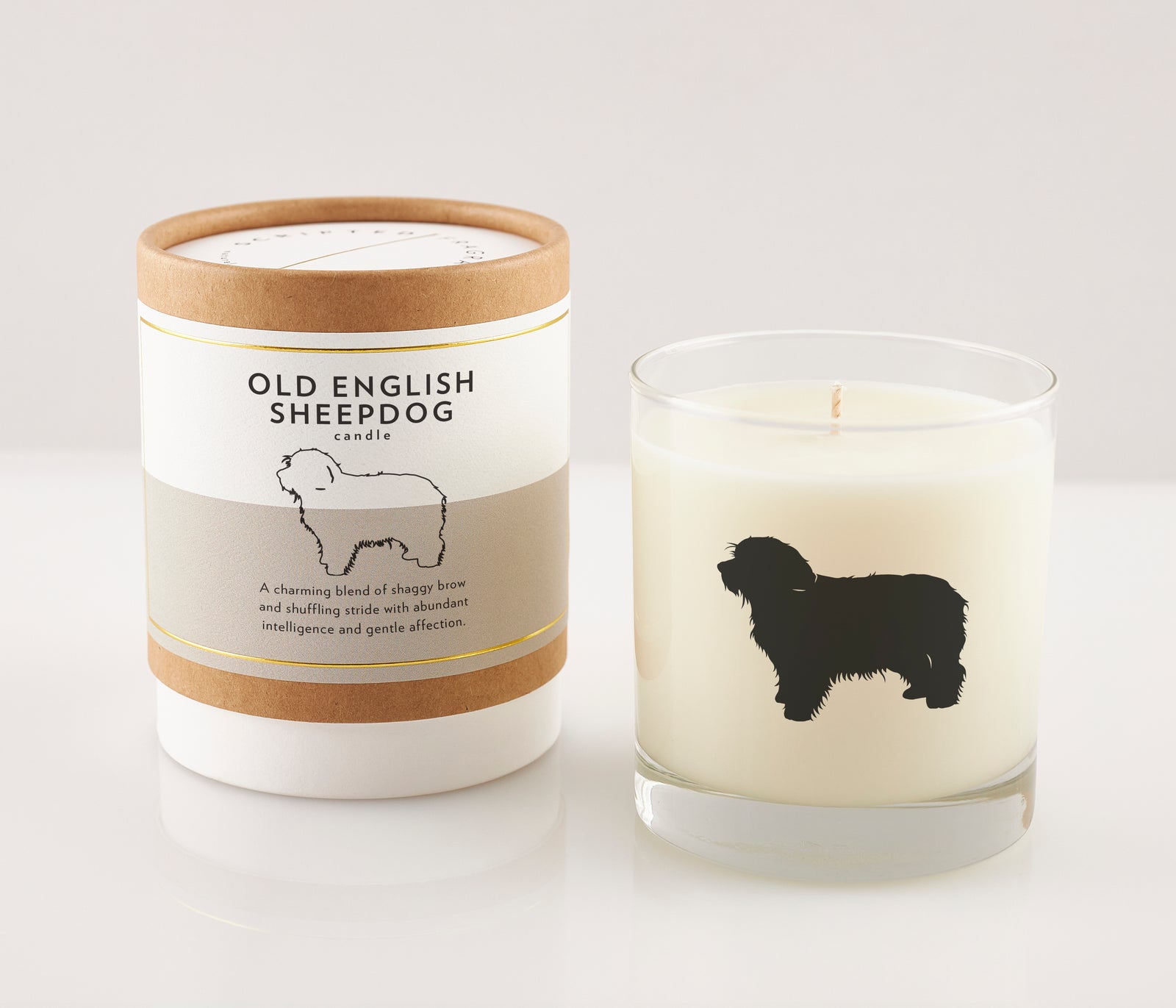 Old English Sheepdog Breed Soy Candle