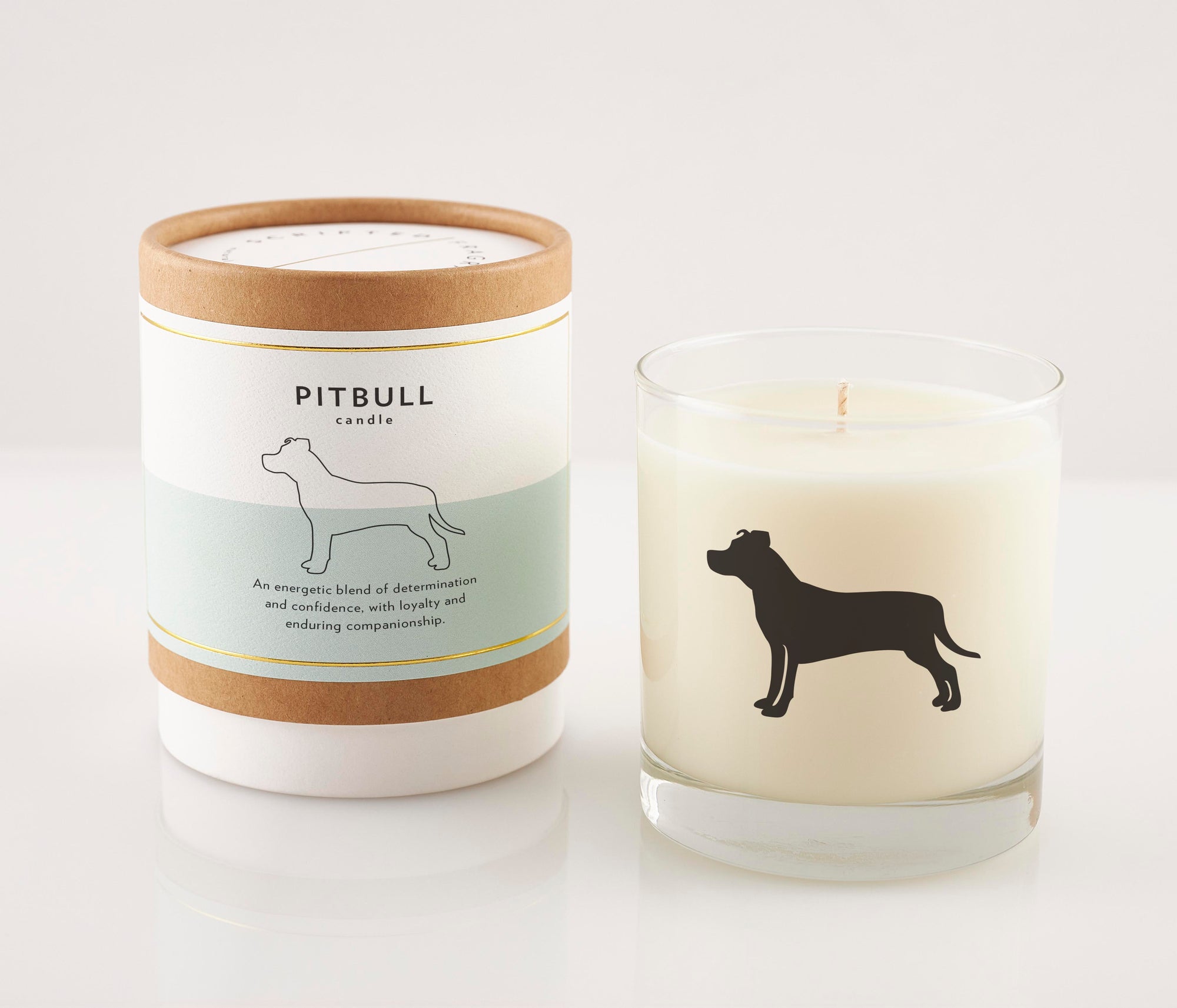 Pitbull Dog Breed Soy Candle