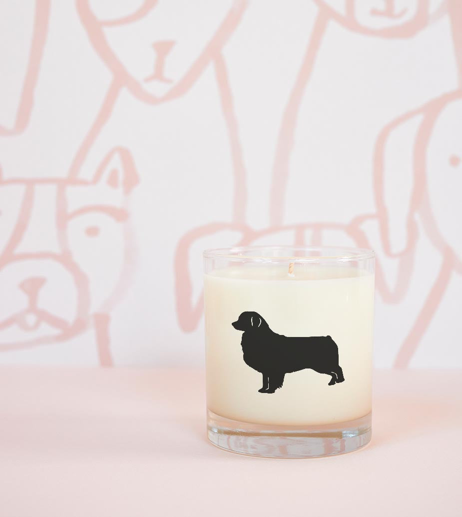 Australian Shepherd Dog Breed Soy Candle