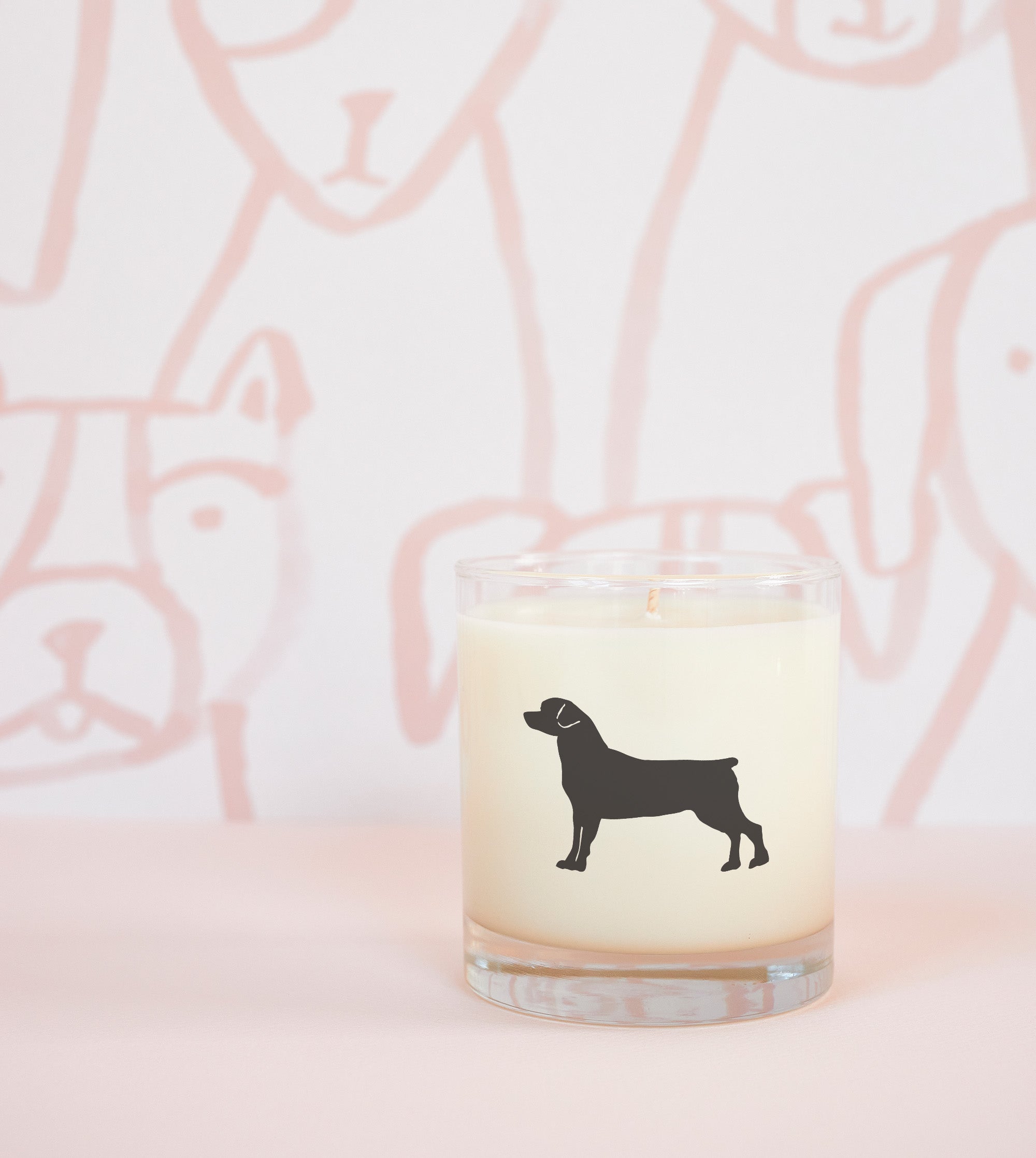 Rottweiler Dog Breed Soy Candle