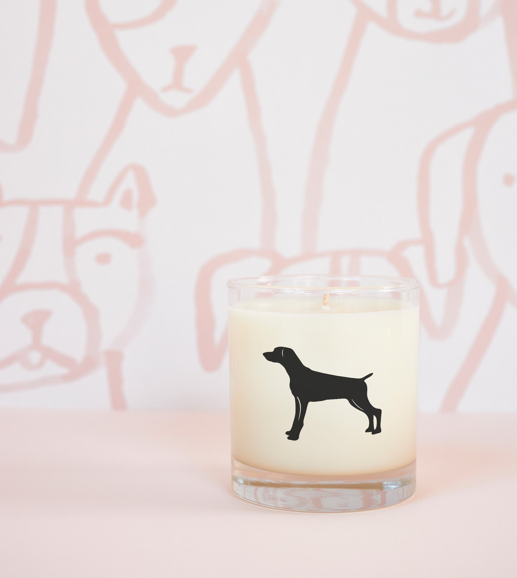 Weimaraner Dog Breed Soy Candle