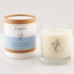 Clarity candle in reusable rocks glass – perfect for new job or promotion gifts