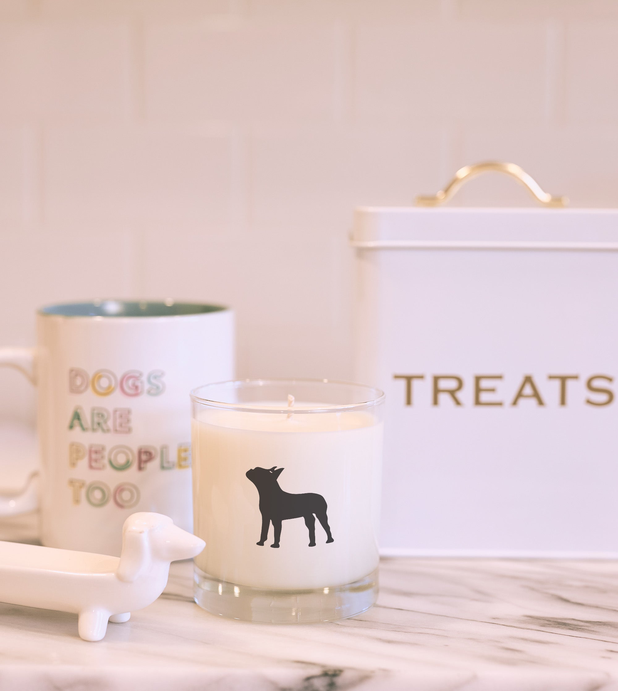 Boston Terrier Dog Breed Soy Candle