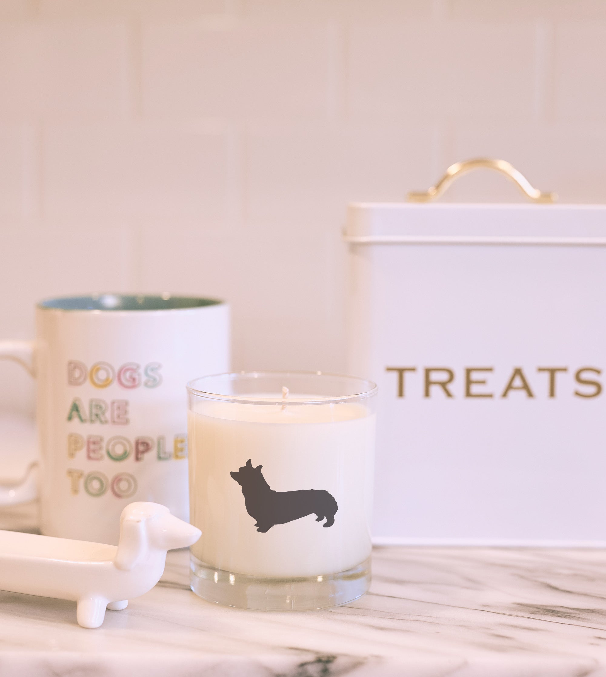 Corgi Dog Breed Soy Candle