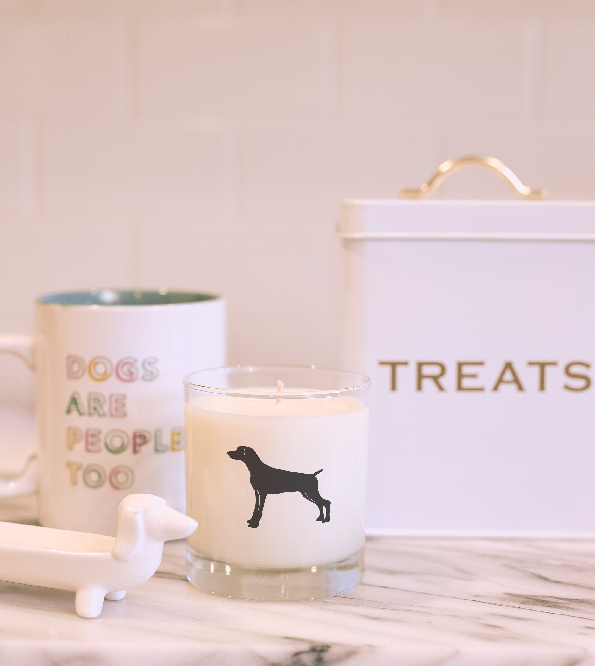 Weimaraner Dog Breed Soy Candle