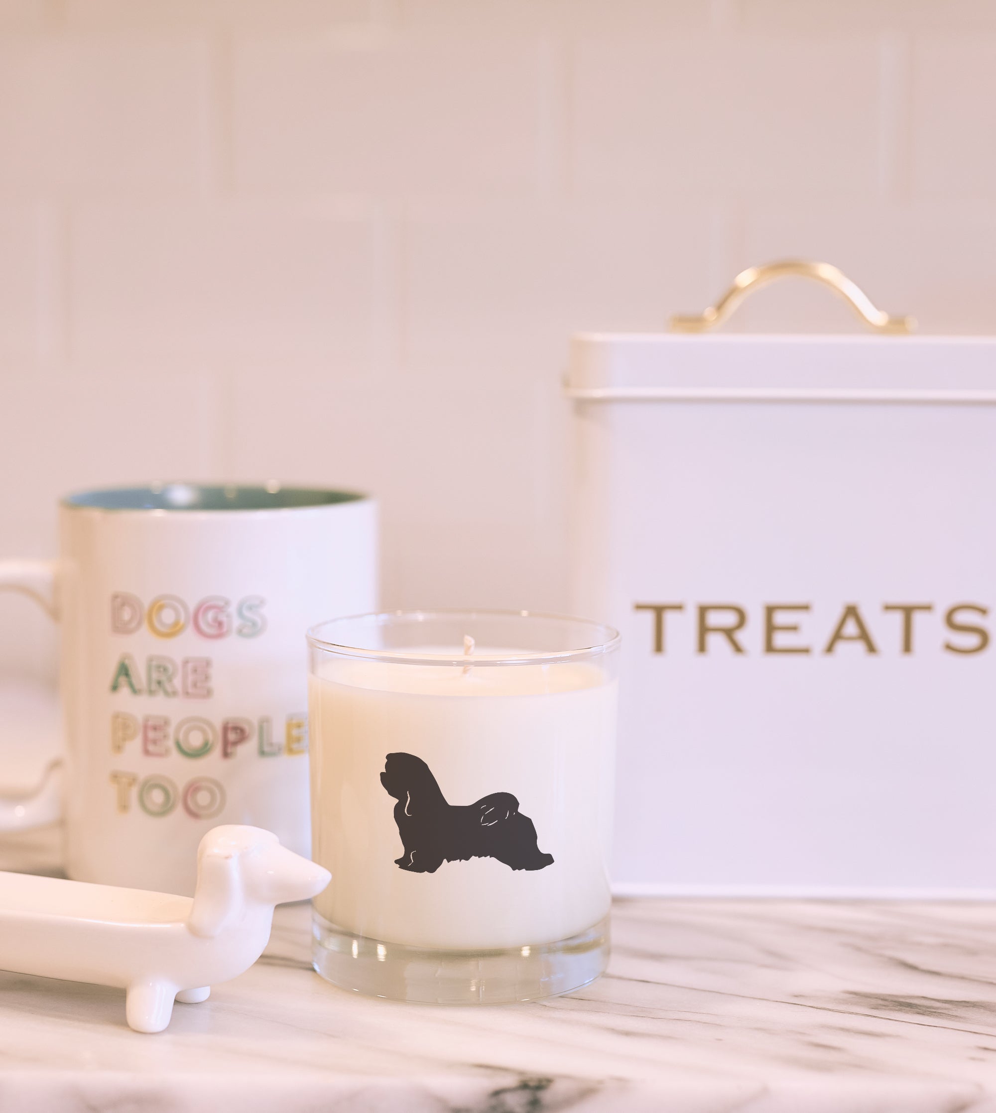 Maltese Dog Breed Soy Candle