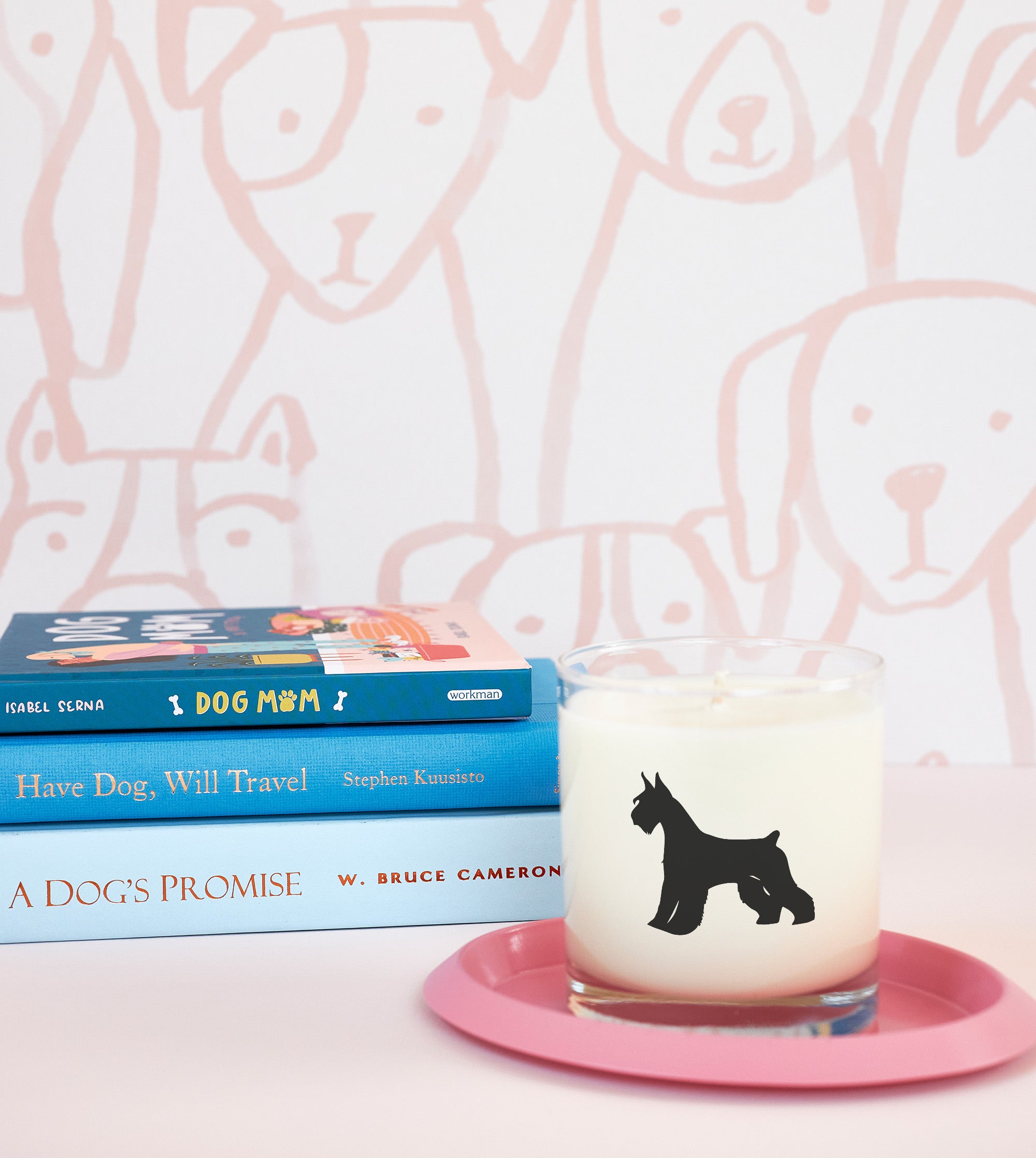 Miniature Schnauzer Dog Breed Soy Candle