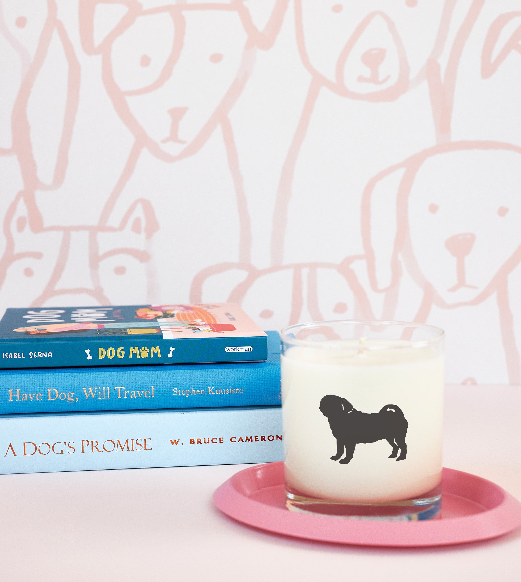 Pug Dog Breed Soy Candle